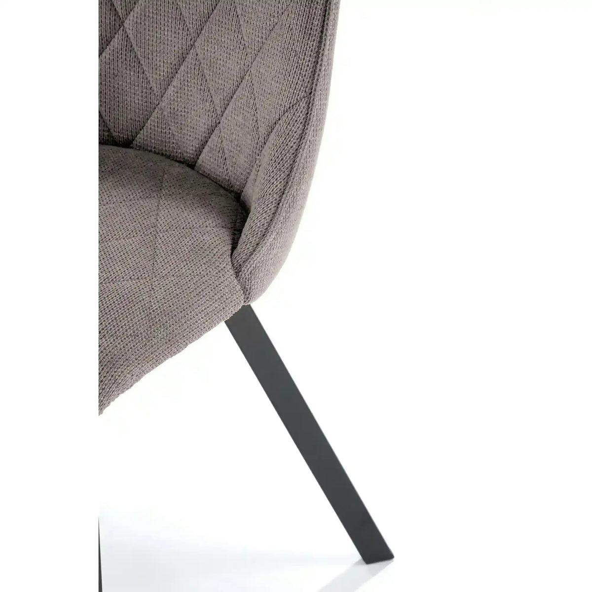 Scaun K561, gri/negru, stofa clasica/metal, 44x58x85 cm