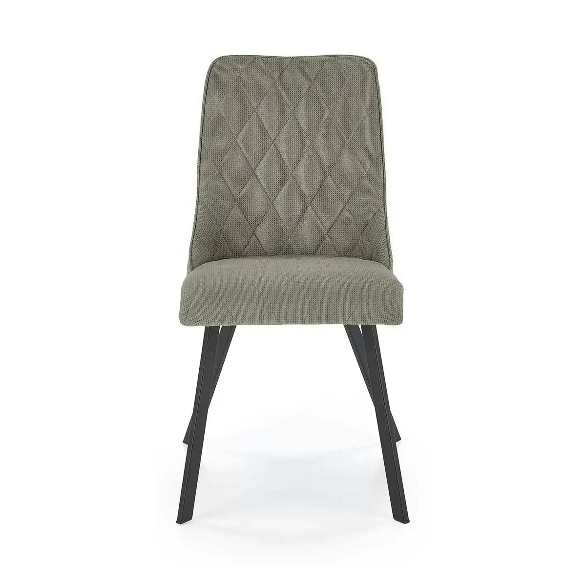 Scaun K561, verde/negru, stofa clasica/metal, 44x58x85 cm