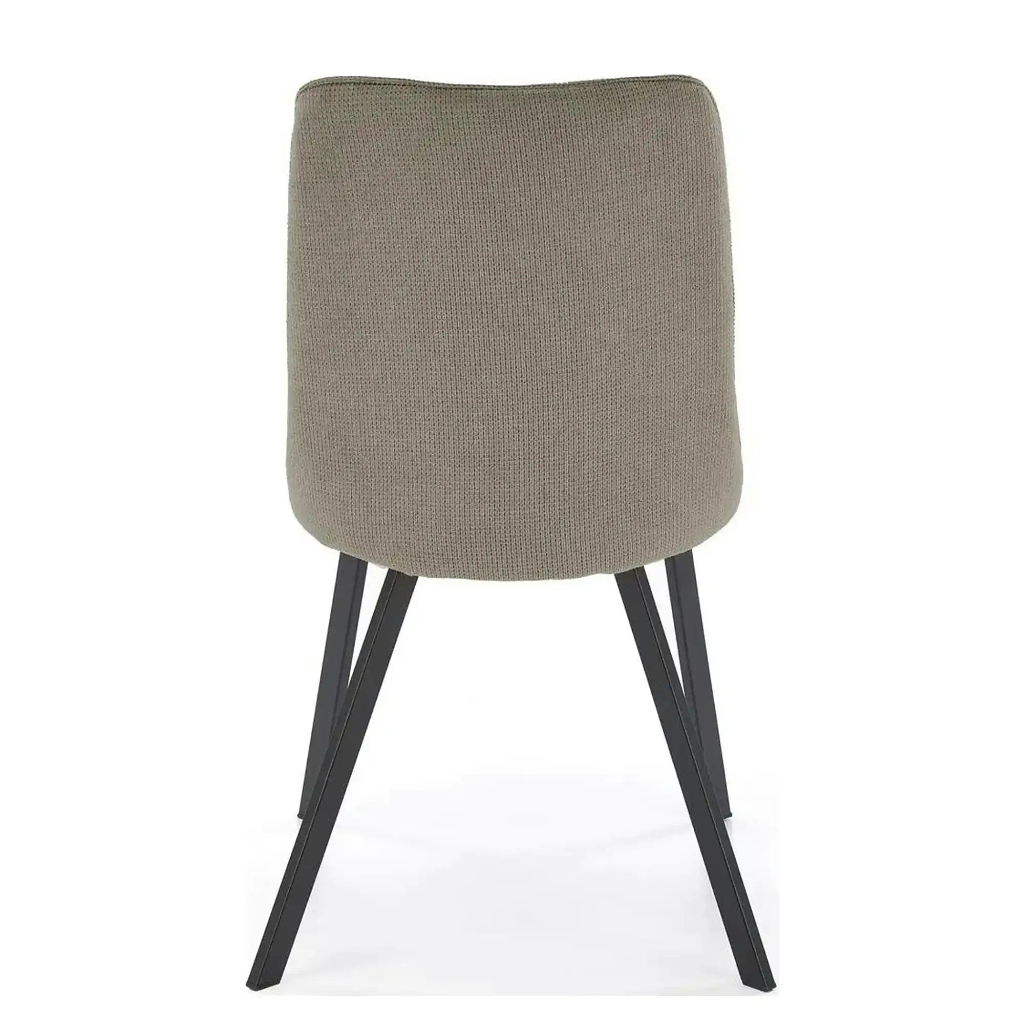 Scaun K561, verde/negru, stofa clasica/metal, 44x58x85 cm