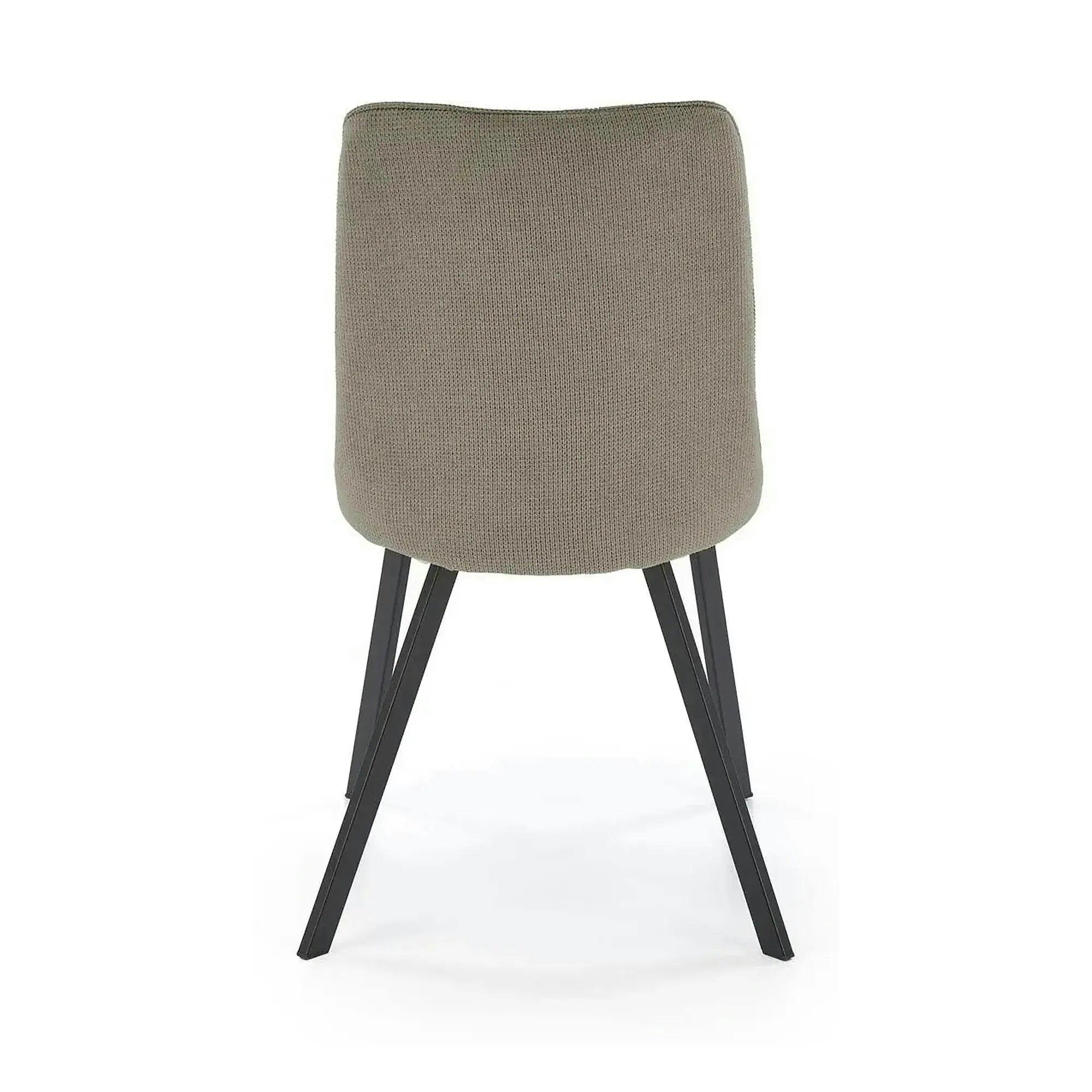 Scaun K561, verde/negru, stofa clasica/metal, 44x58x85 cm