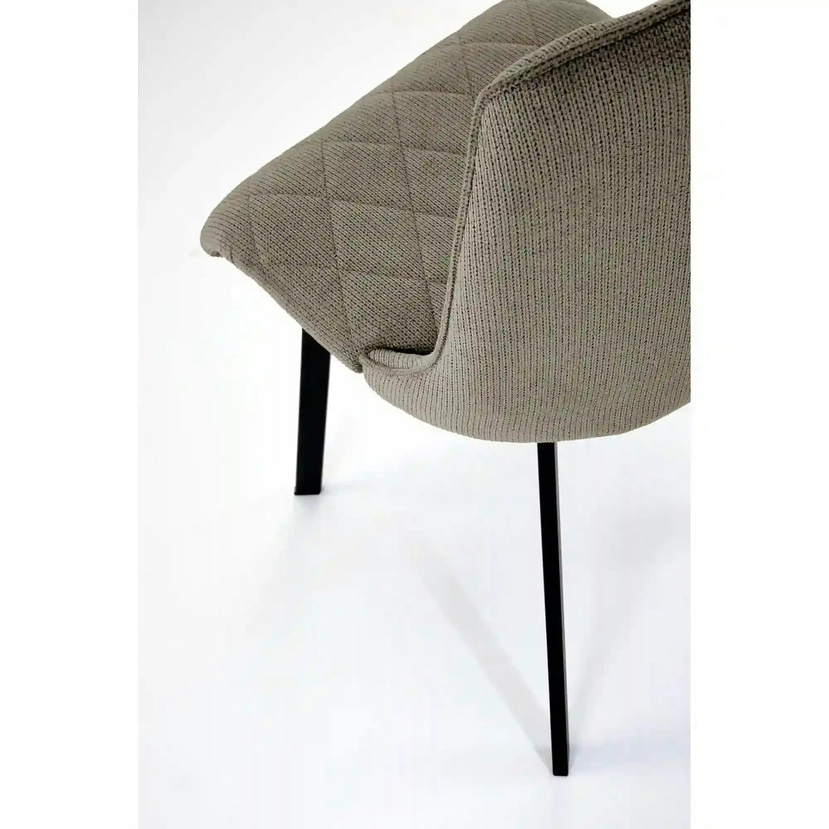 Scaun K561, verde/negru, stofa clasica/metal, 44x58x85 cm