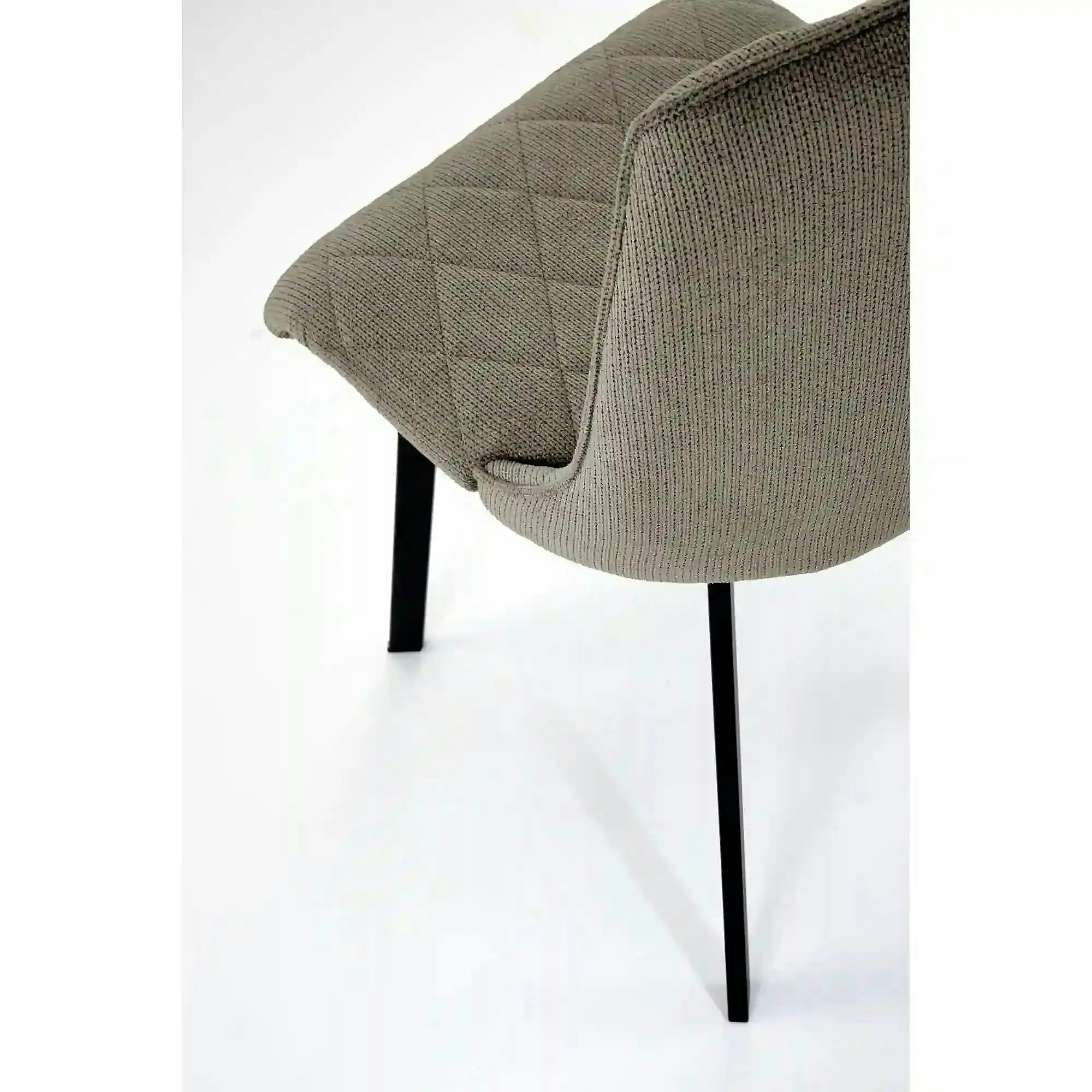 Scaun K561, verde/negru, stofa clasica/metal, 44x58x85 cm
