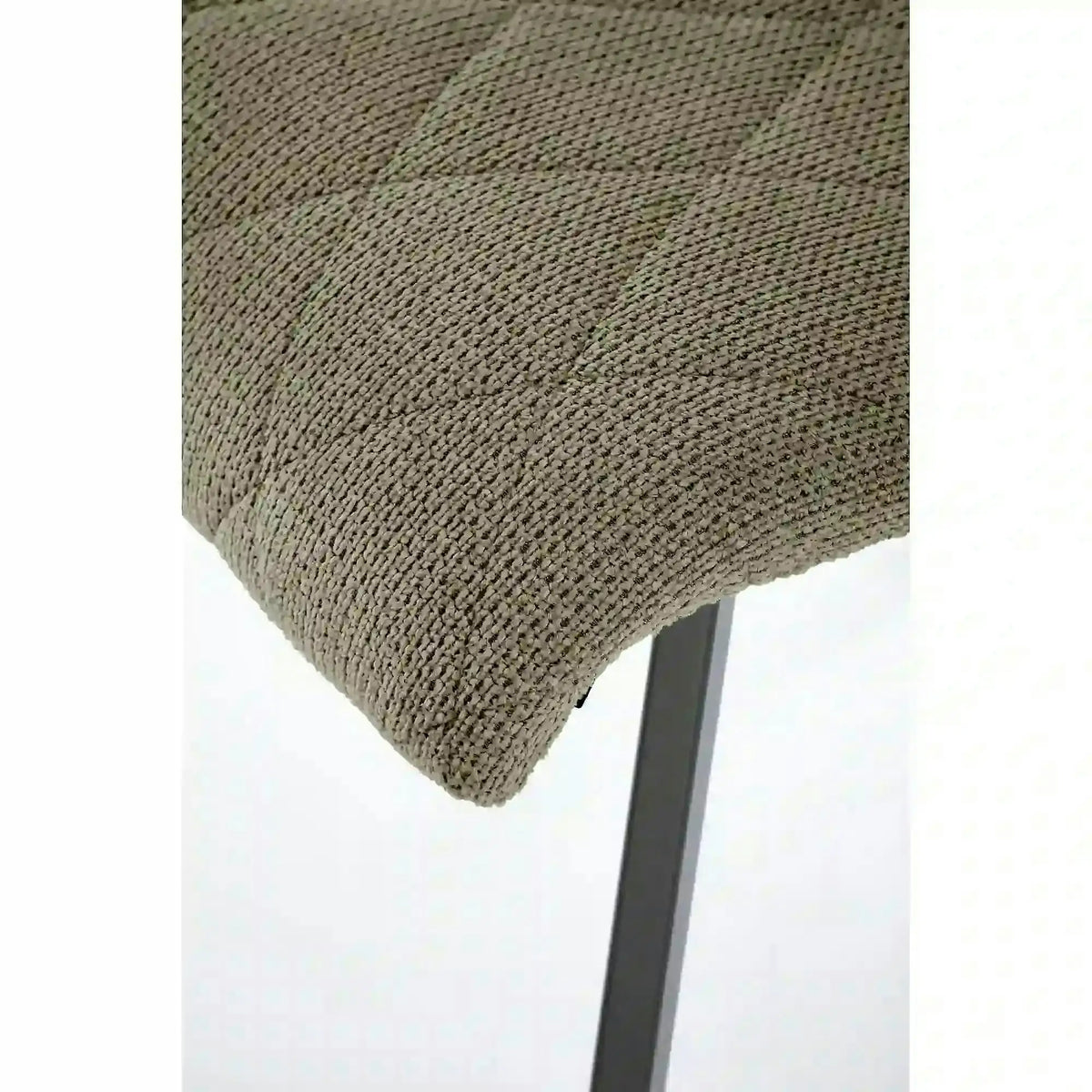 Scaun K561, verde/negru, stofa clasica/metal, 44x58x85 cm