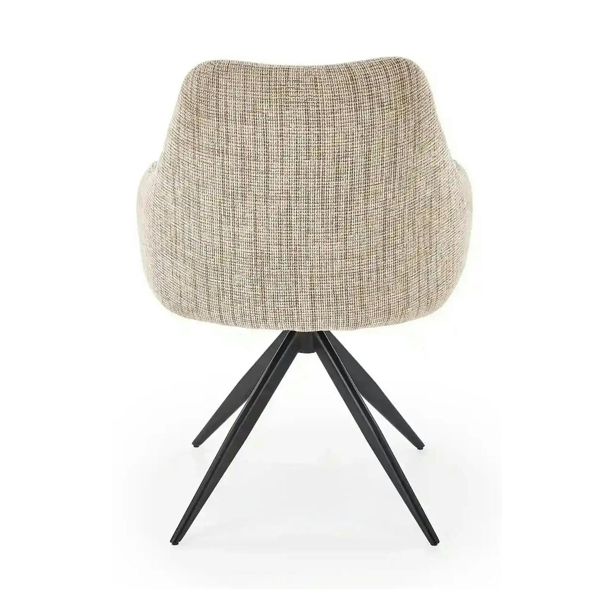 Scaun K564, bej/negru, stofa clasica/otel, 60x63x87 cm