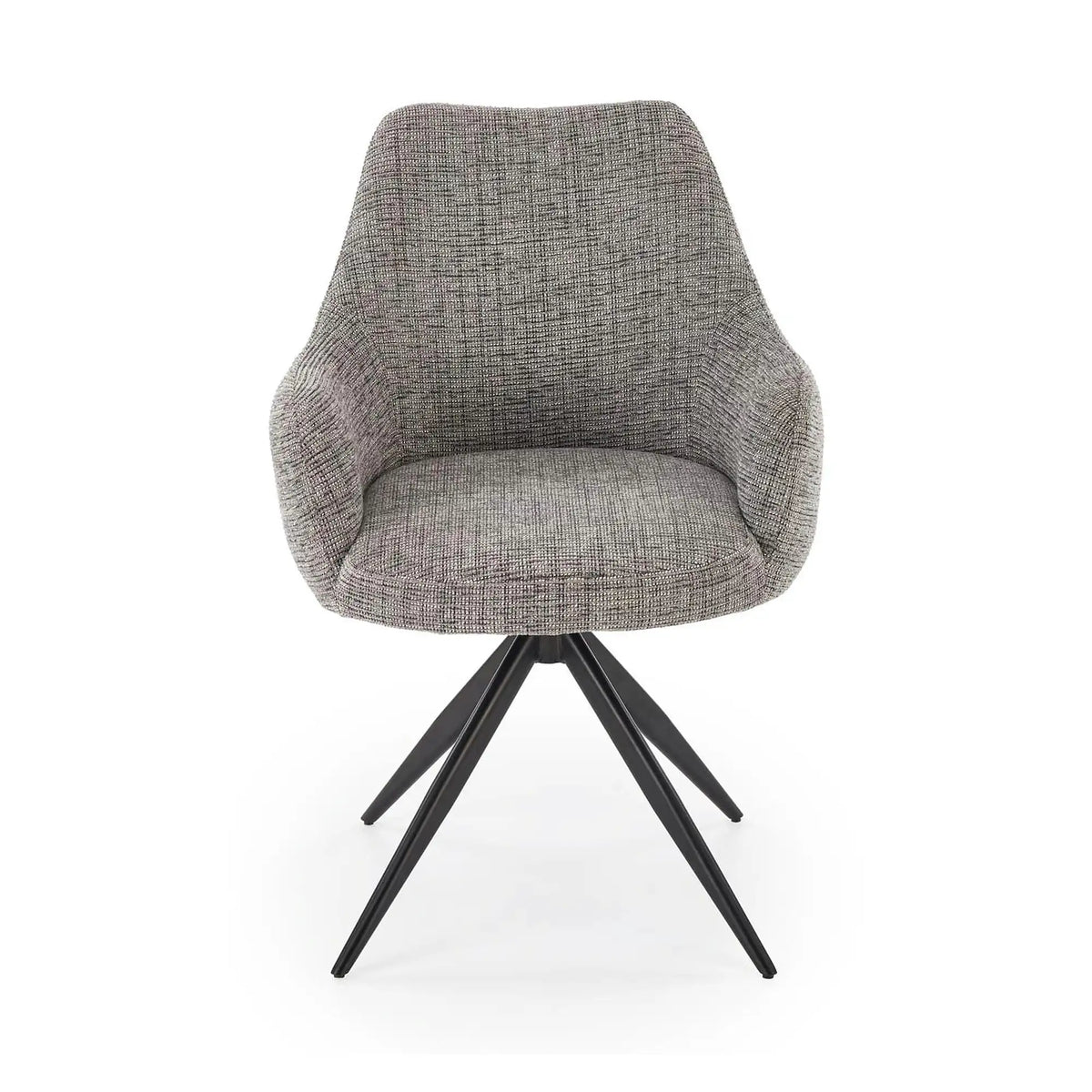 Scaun K564, gri/negru, stofa clasica/metal, 60x63x87 cm