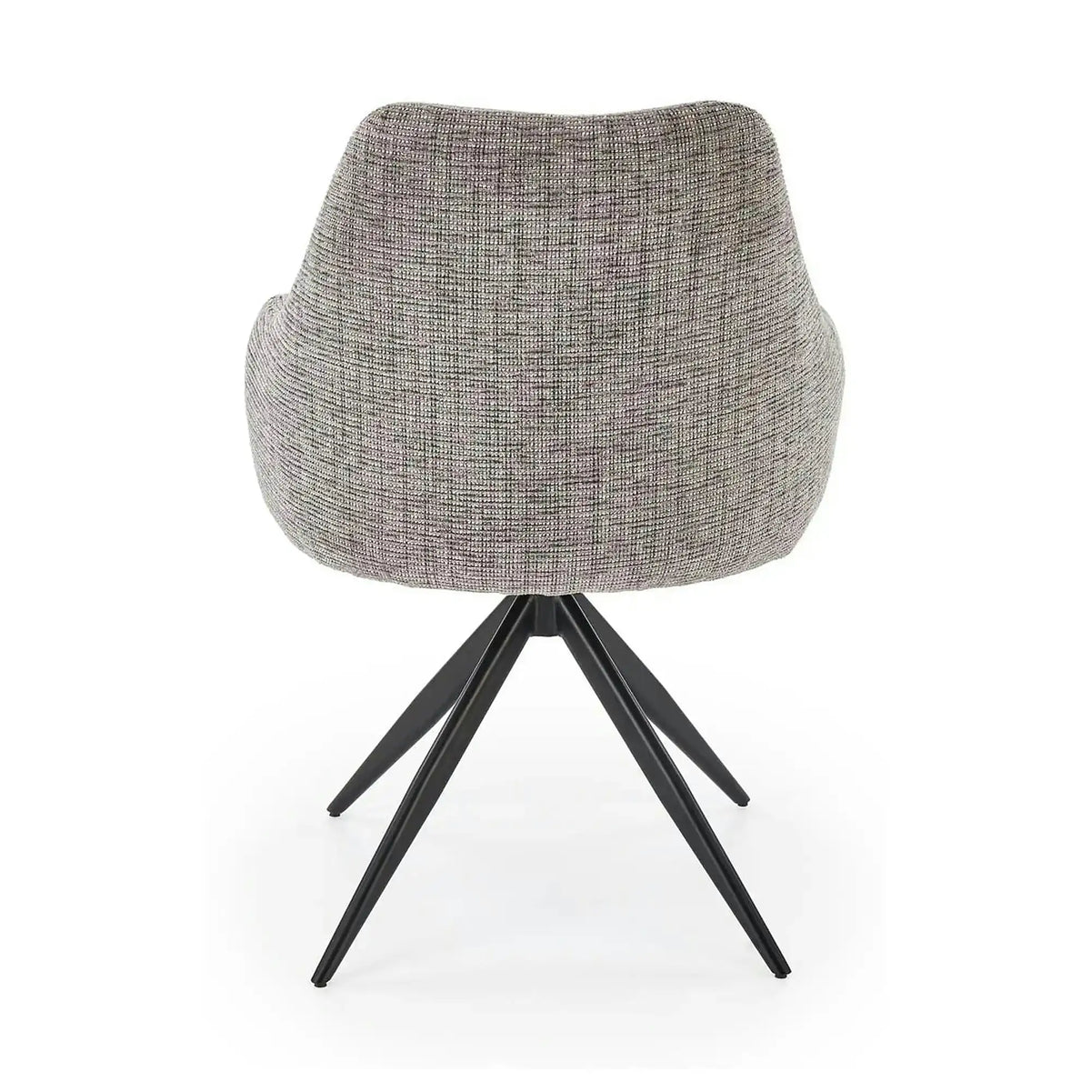 Scaun K564, gri/negru, stofa clasica/metal, 60x63x87 cm