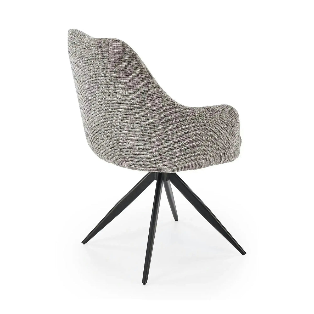 Scaun K564, gri/negru, stofa clasica/metal, 60x63x87 cm