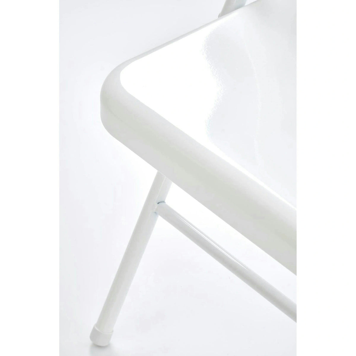 Scaun K565, alb, metal, 46x47x75 cm