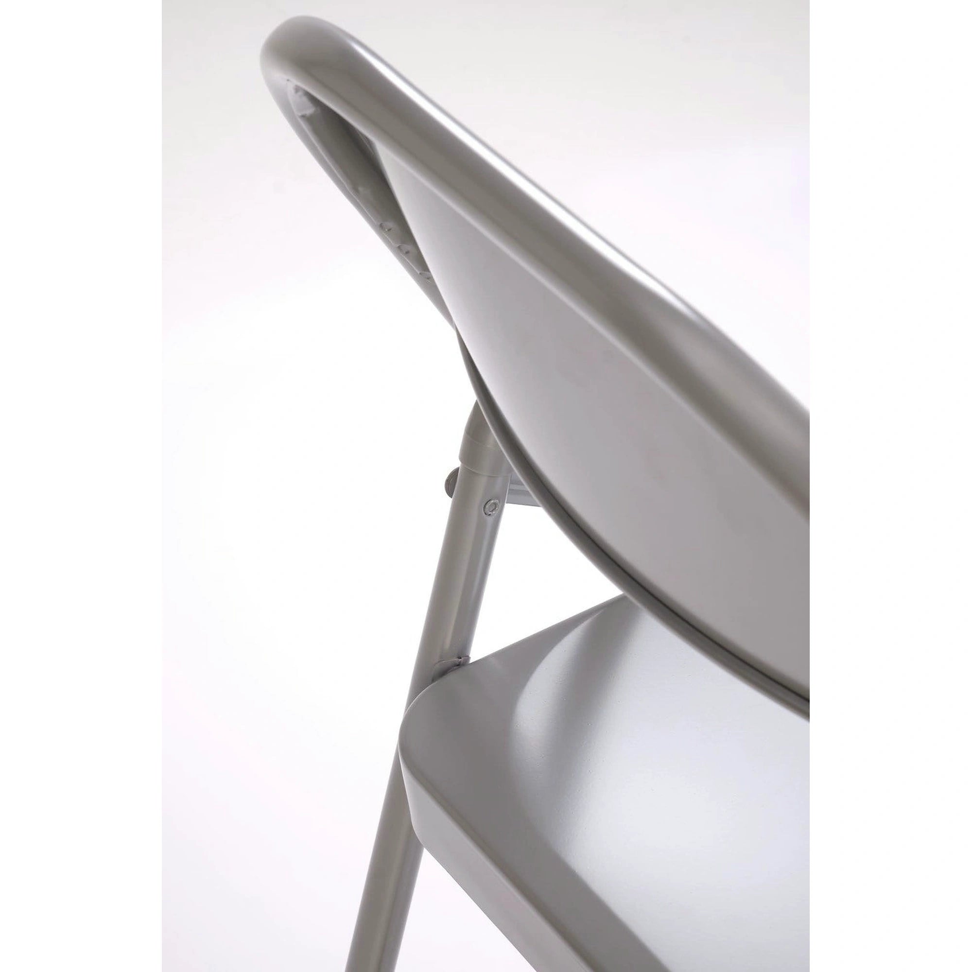 Scaun K565, gri, metal, 46x47x75 cm