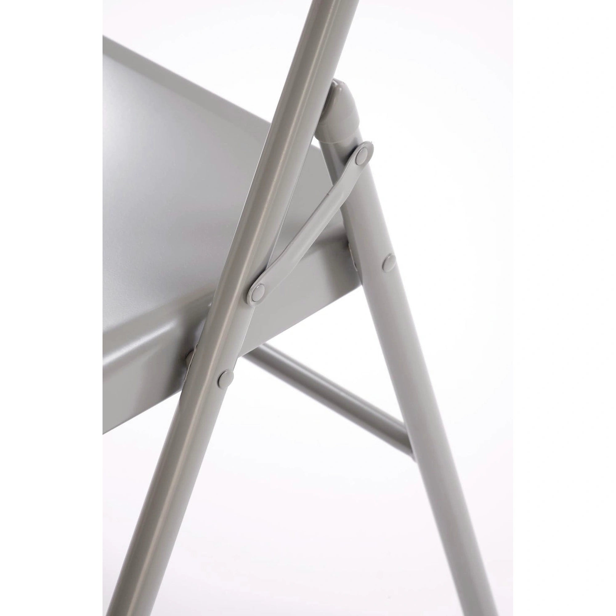 Scaun K565, gri, metal, 46x47x75 cm