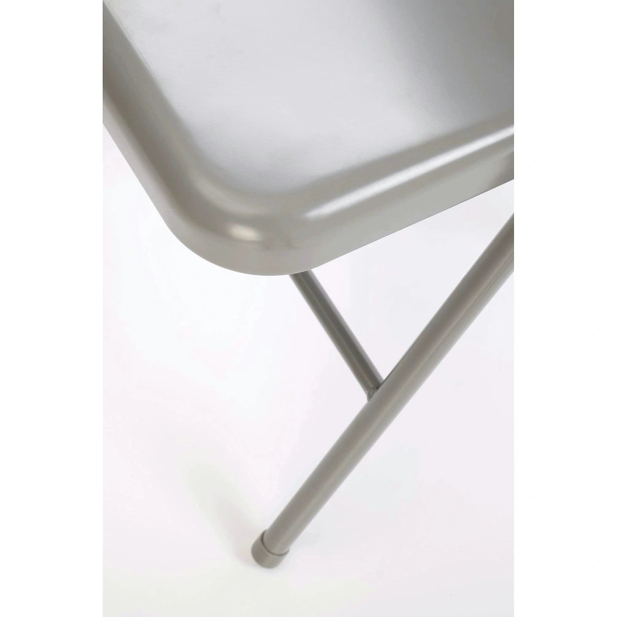 Scaun K565, gri, metal, 46x47x75 cm