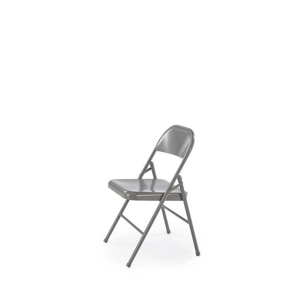 Scaun K565, gri, metal, 46x47x75 cm