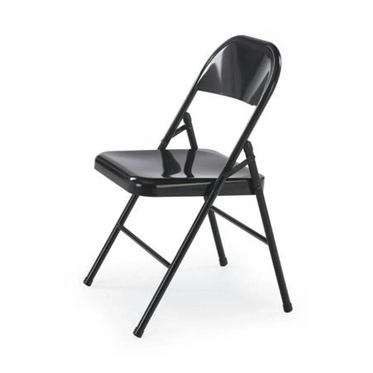 Scaun K565, negru, metal, 46x47x75 cm