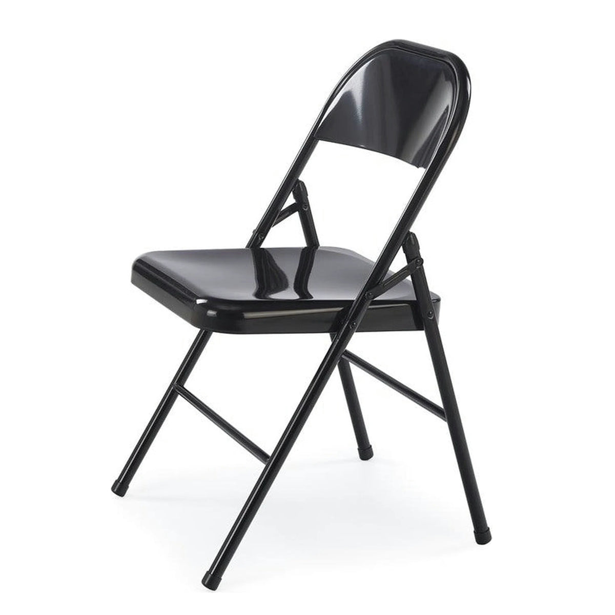 Scaun K565, negru, metal, 46x47x75 cm