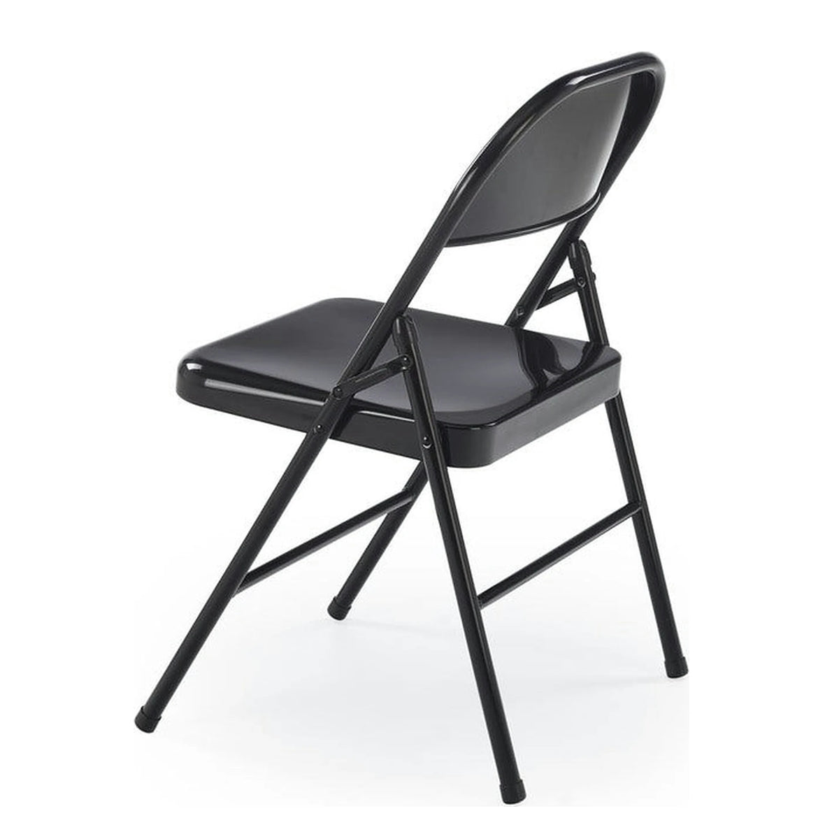 Scaun K565, negru, metal, 46x47x75 cm
