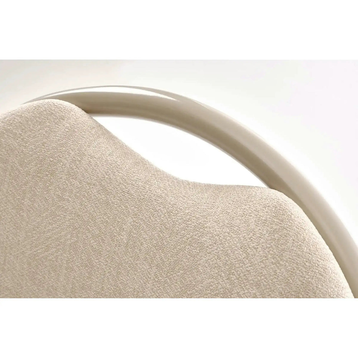 Scaun K566, bej, stofa clasica/otel, 46x53x86 cm