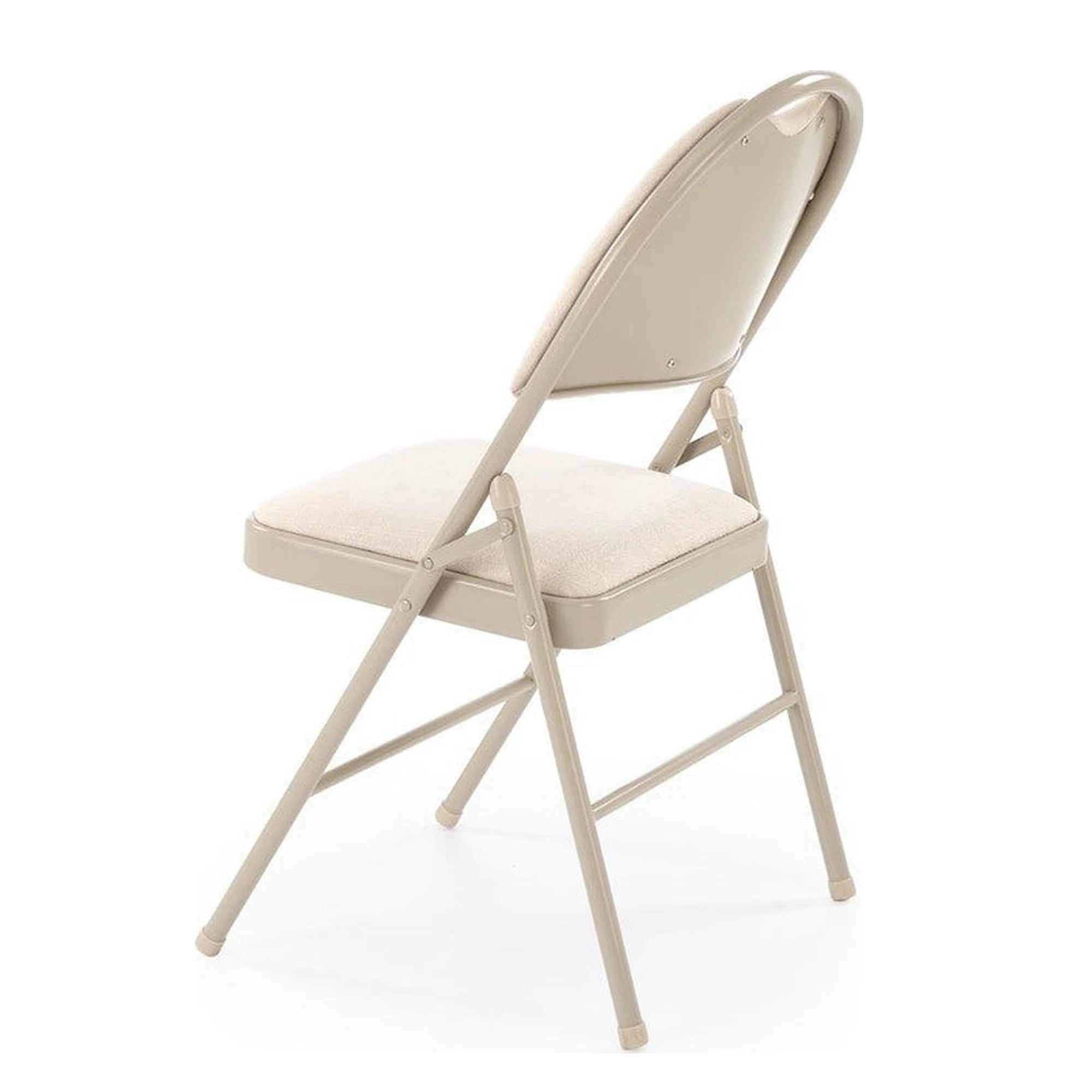 Scaun K566, bej, stofa clasica/otel, 46x53x86 cm