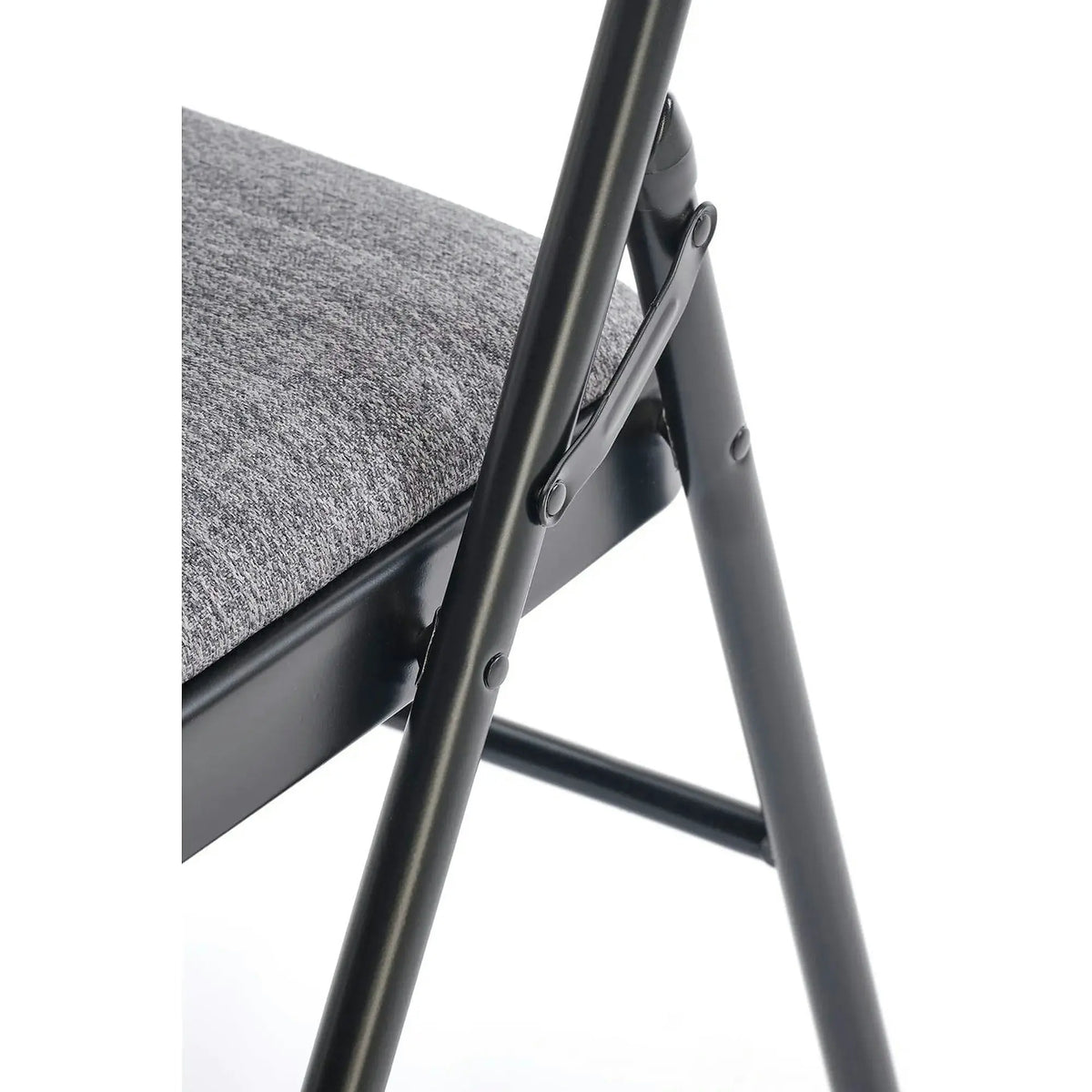 Scaun K566, gri/negru, stofa clasica/otel, 46x53x86 cm