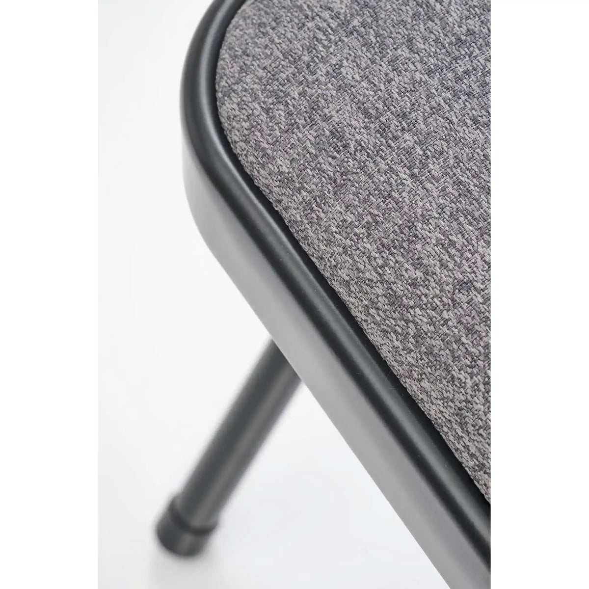 Scaun K566, gri/negru, stofa clasica/otel, 46x53x86 cm