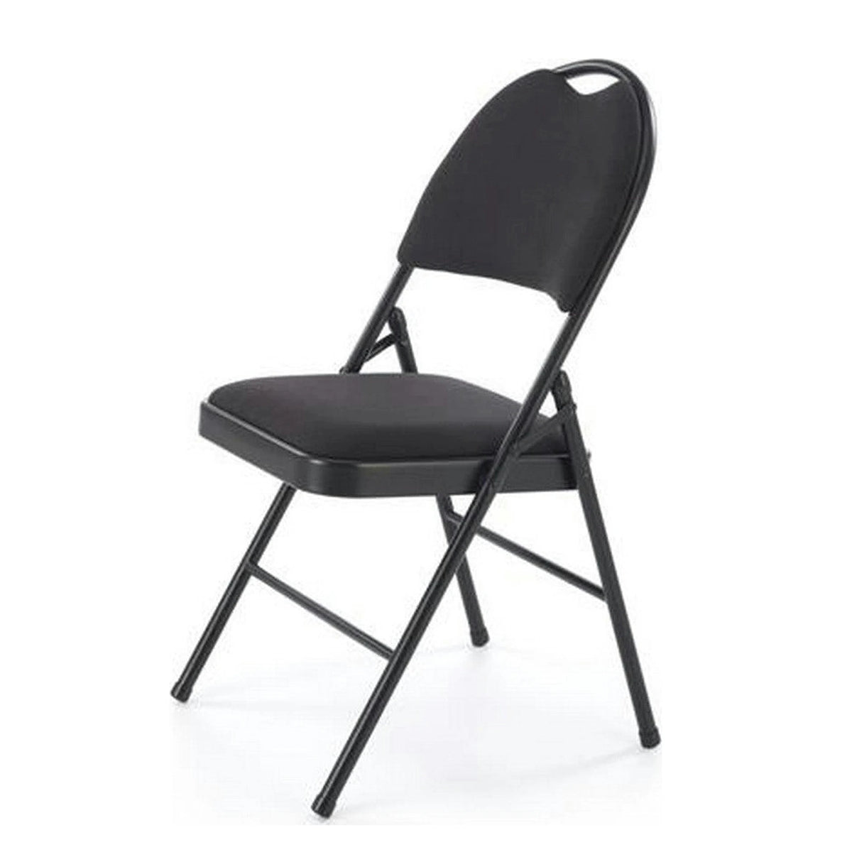 Scaun K566, negru, stofa clasica/otel, 46x53x86 cm