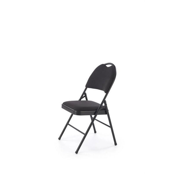 Scaun K566, negru, stofa clasica/otel, 46x53x86 cm