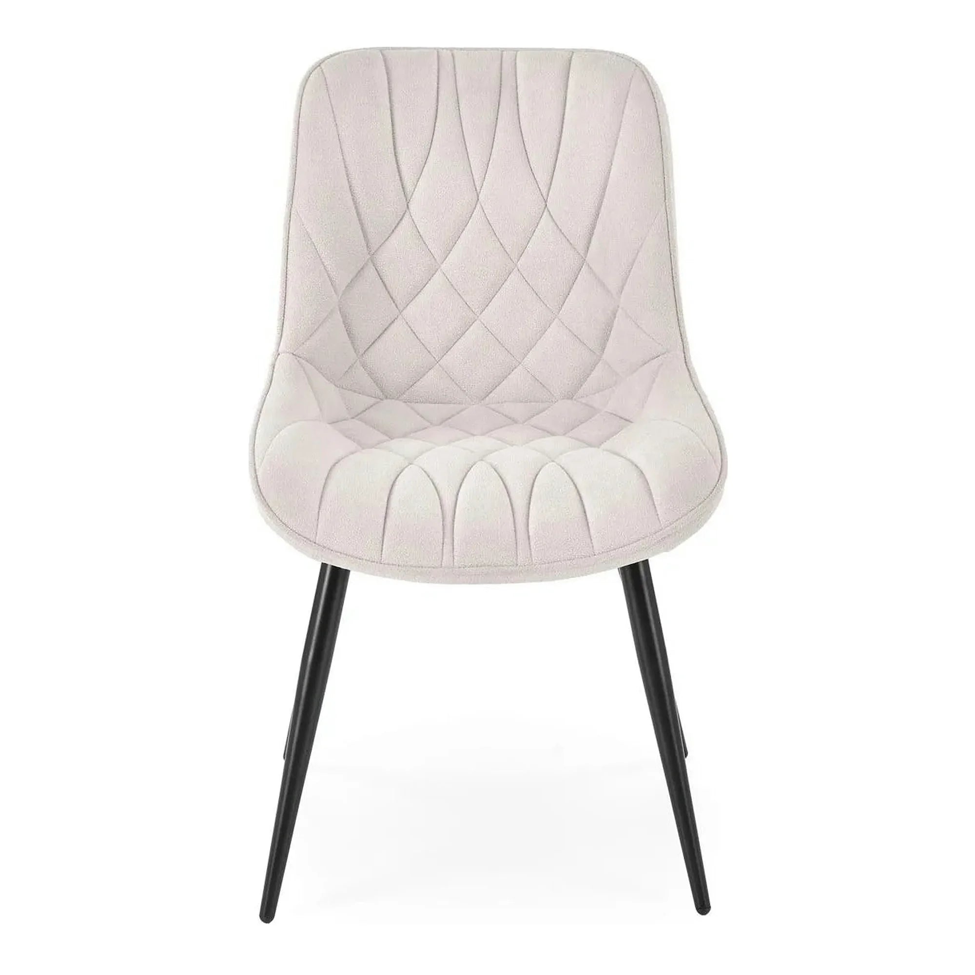 Scaun K567, bej - Havana 2, stofa catifelata/otel, 47x63x85 cm