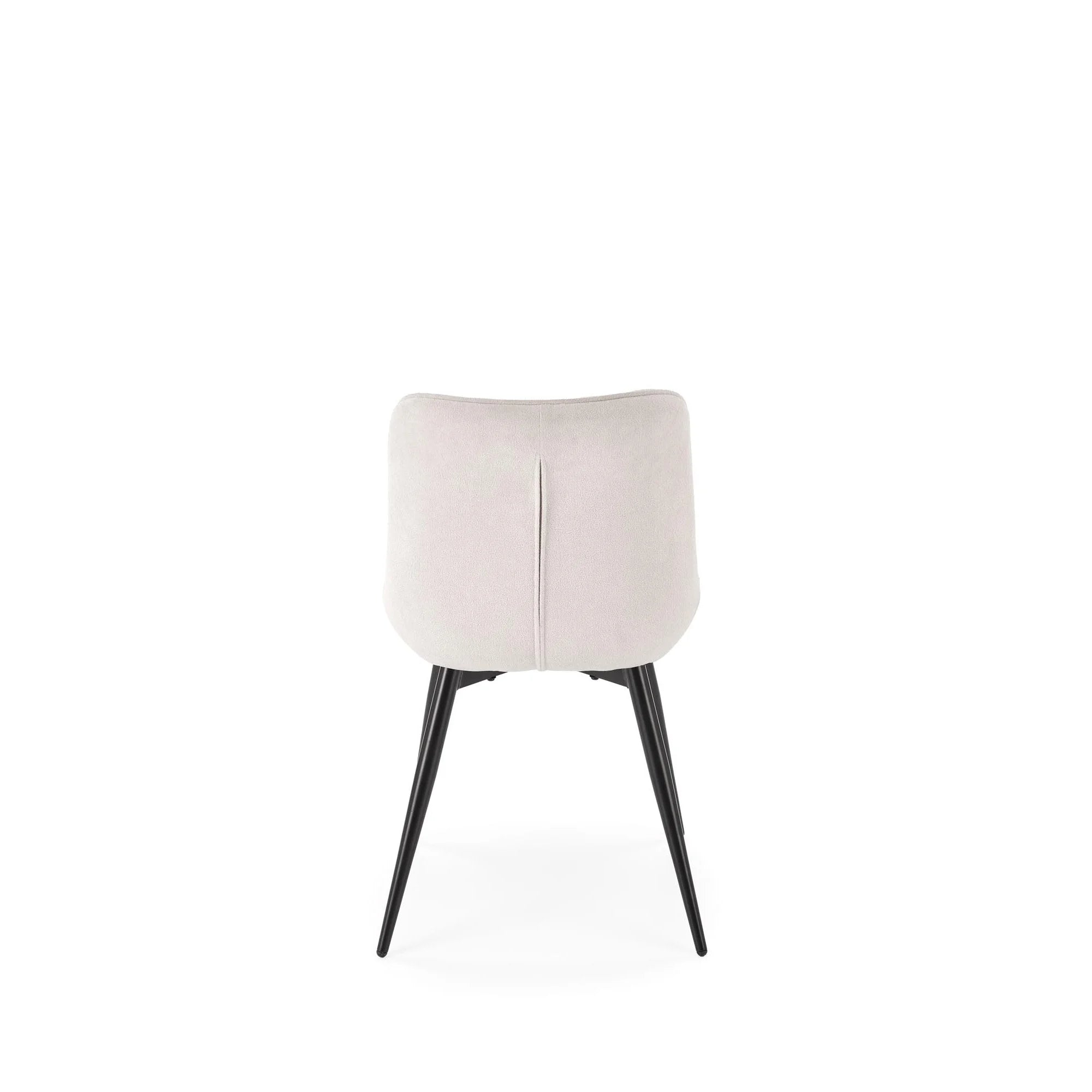 Scaun K567, bej - Havana 2, stofa catifelata/otel, 47x63x85 cm