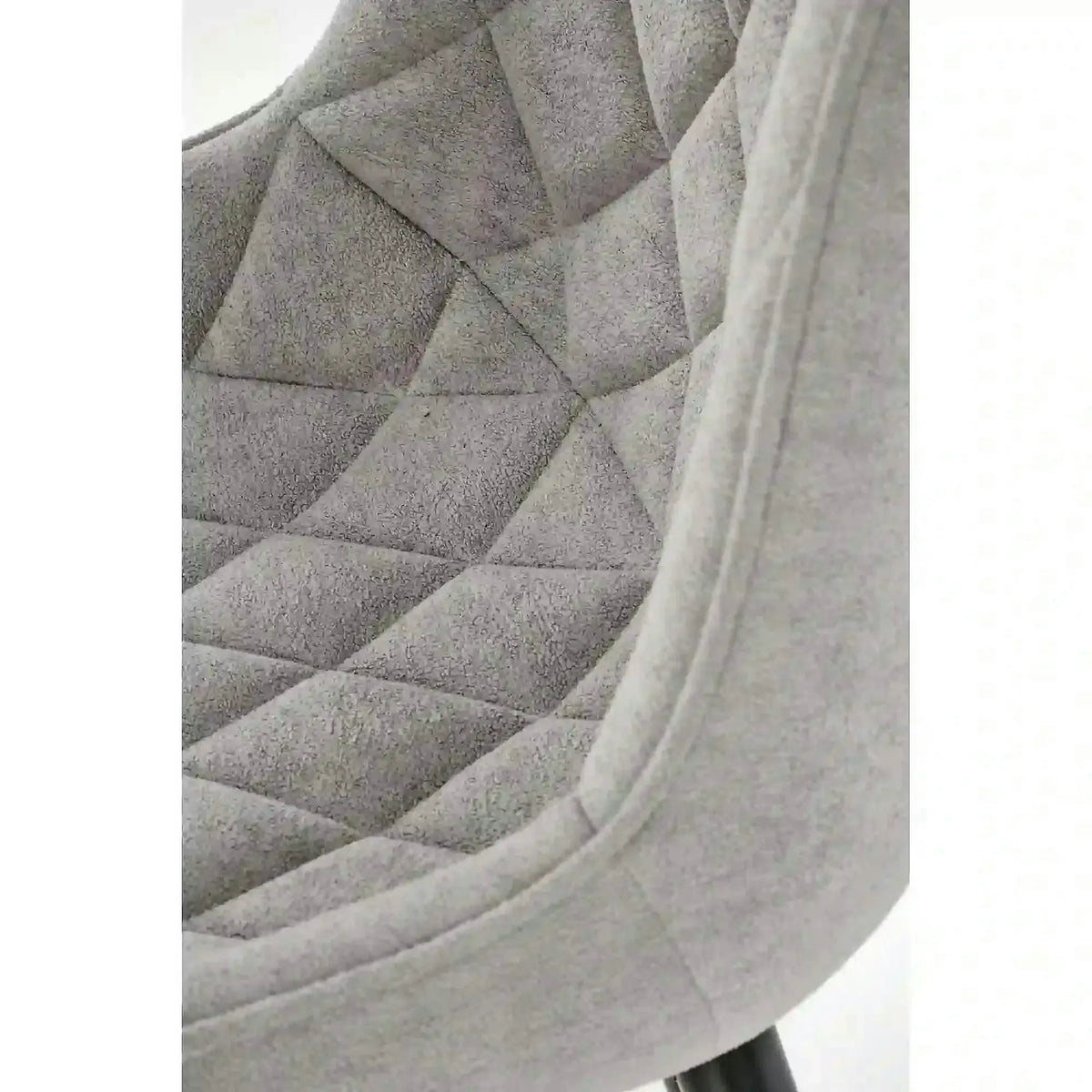 Scaun K567, gri - Havana 15, stofa catifelata/otel, 47x63x85 cm