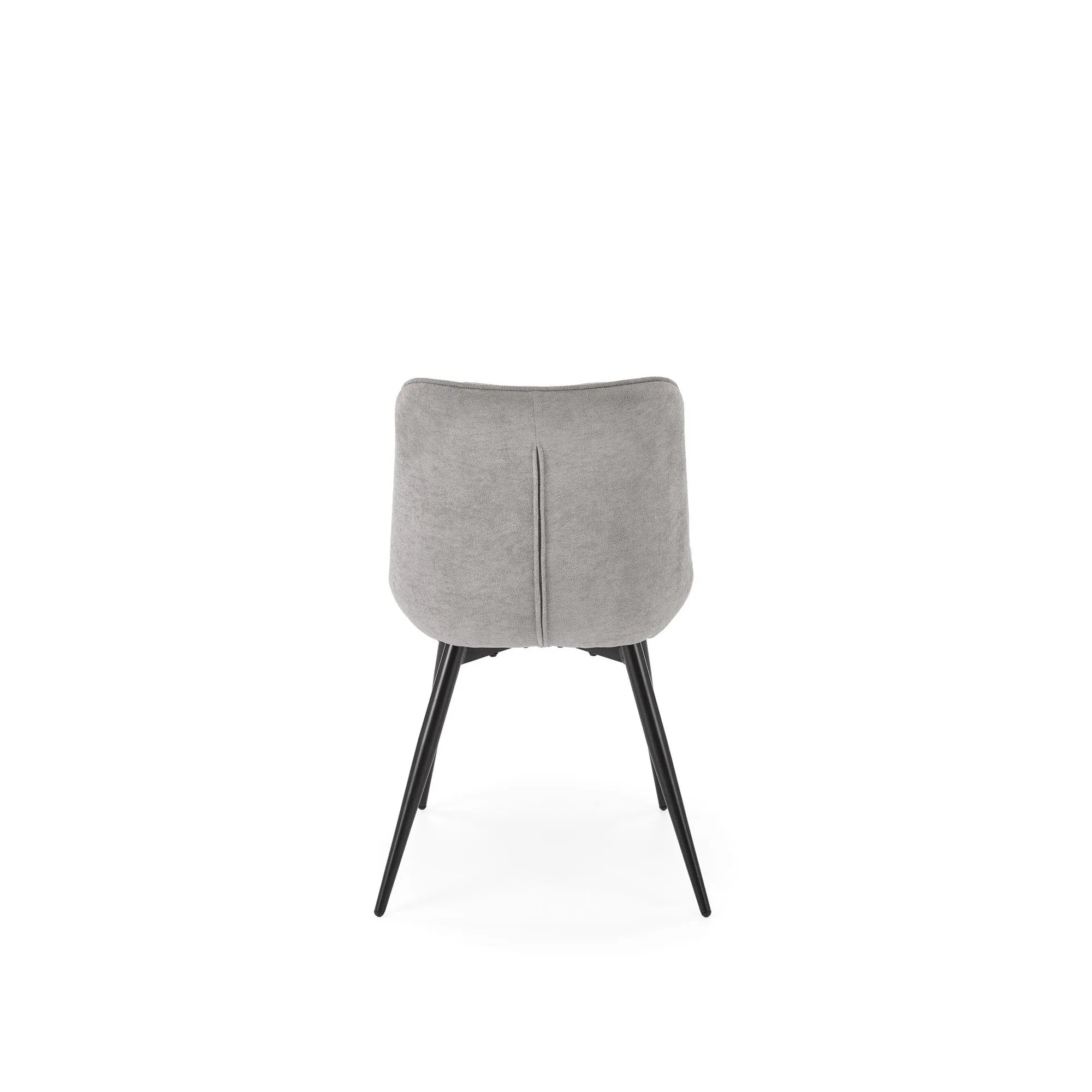 Scaun K567, gri - Havana 15, stofa catifelata/otel, 47x63x85 cm