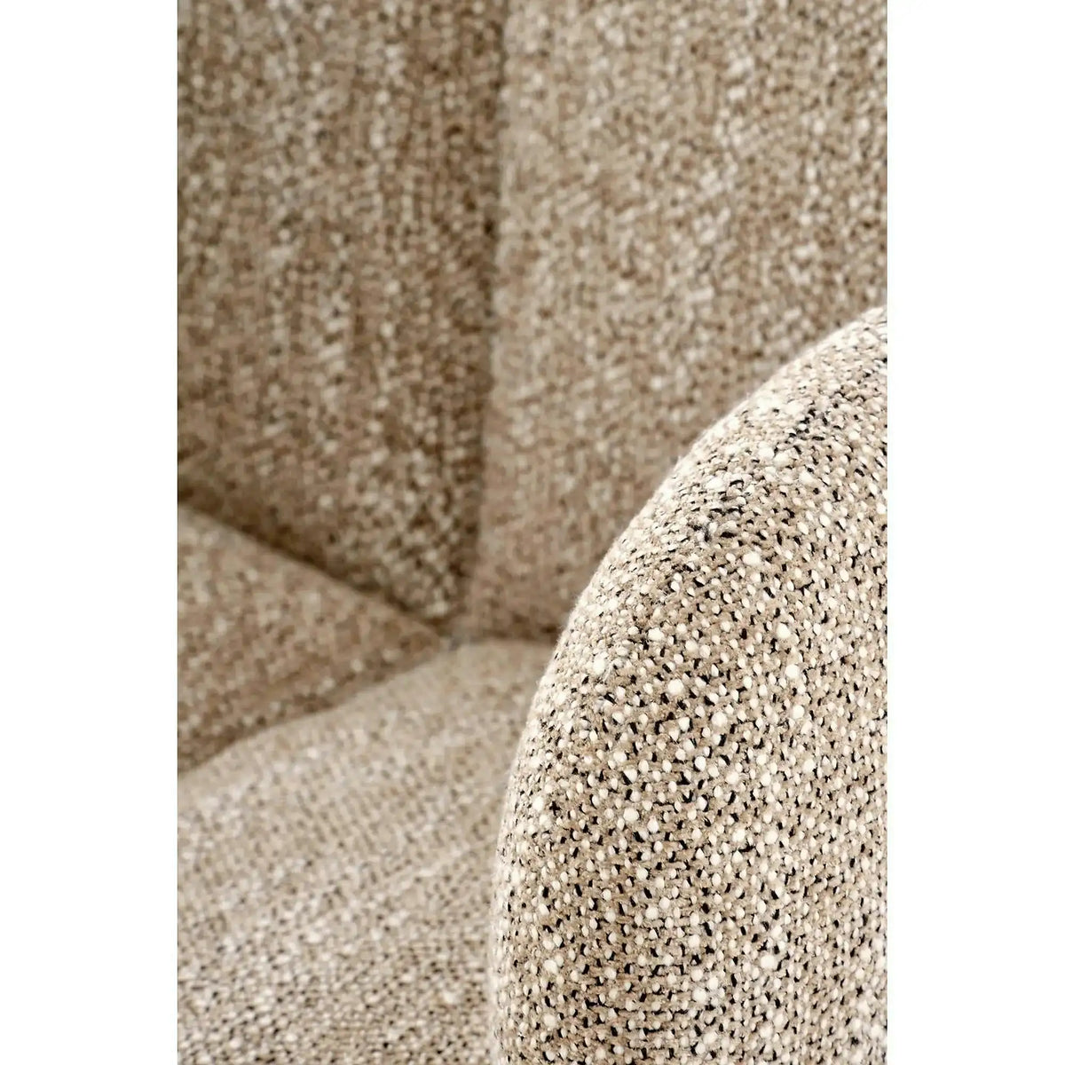 Scaun K568, bej inchis/negru, stofa clasica/otel, 65x64x82 cm
