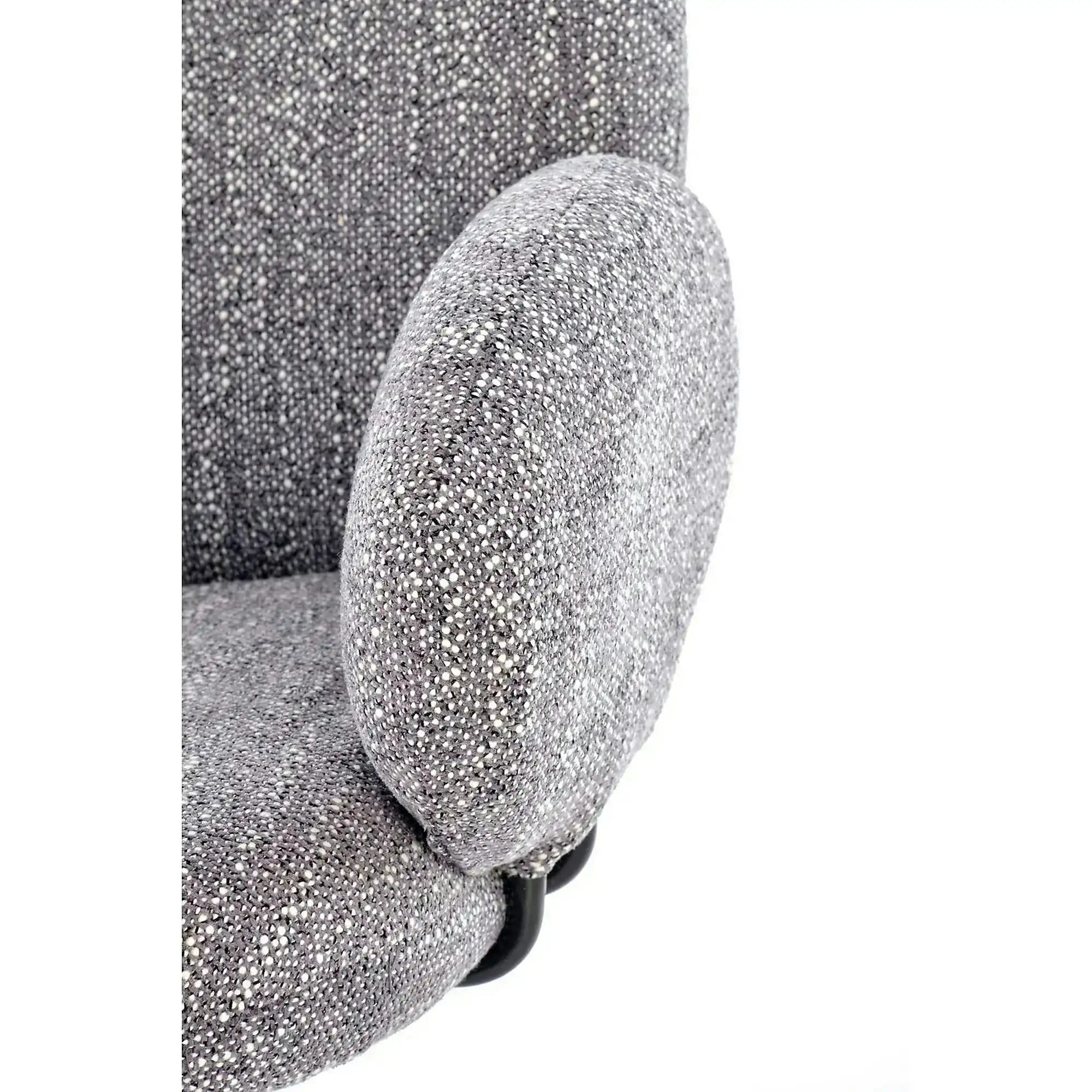 Scaun K568, gri/negru, stofa clasica/otel, 65x64x82 cm