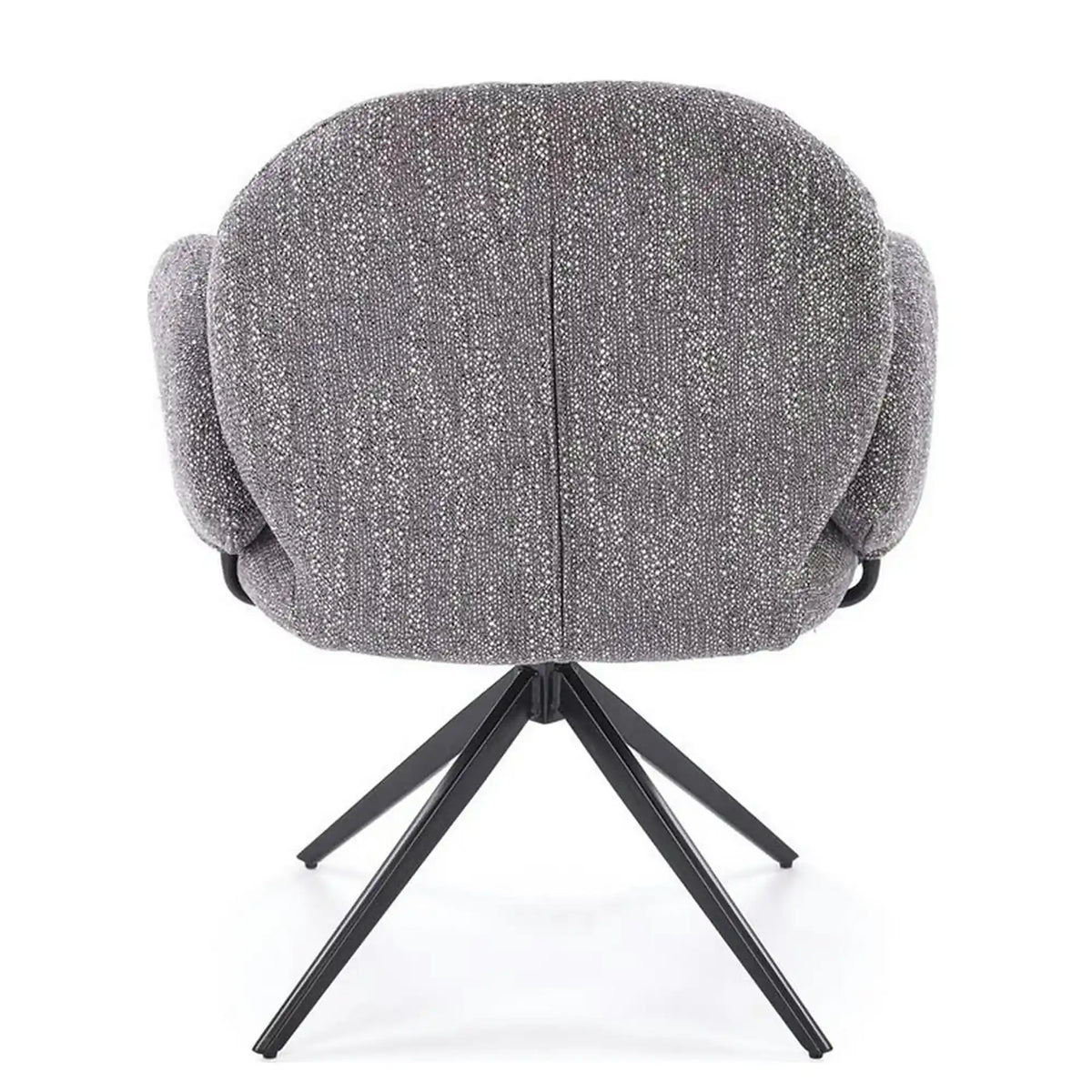 Scaun K568, gri/negru, stofa clasica/otel, 65x64x82 cm