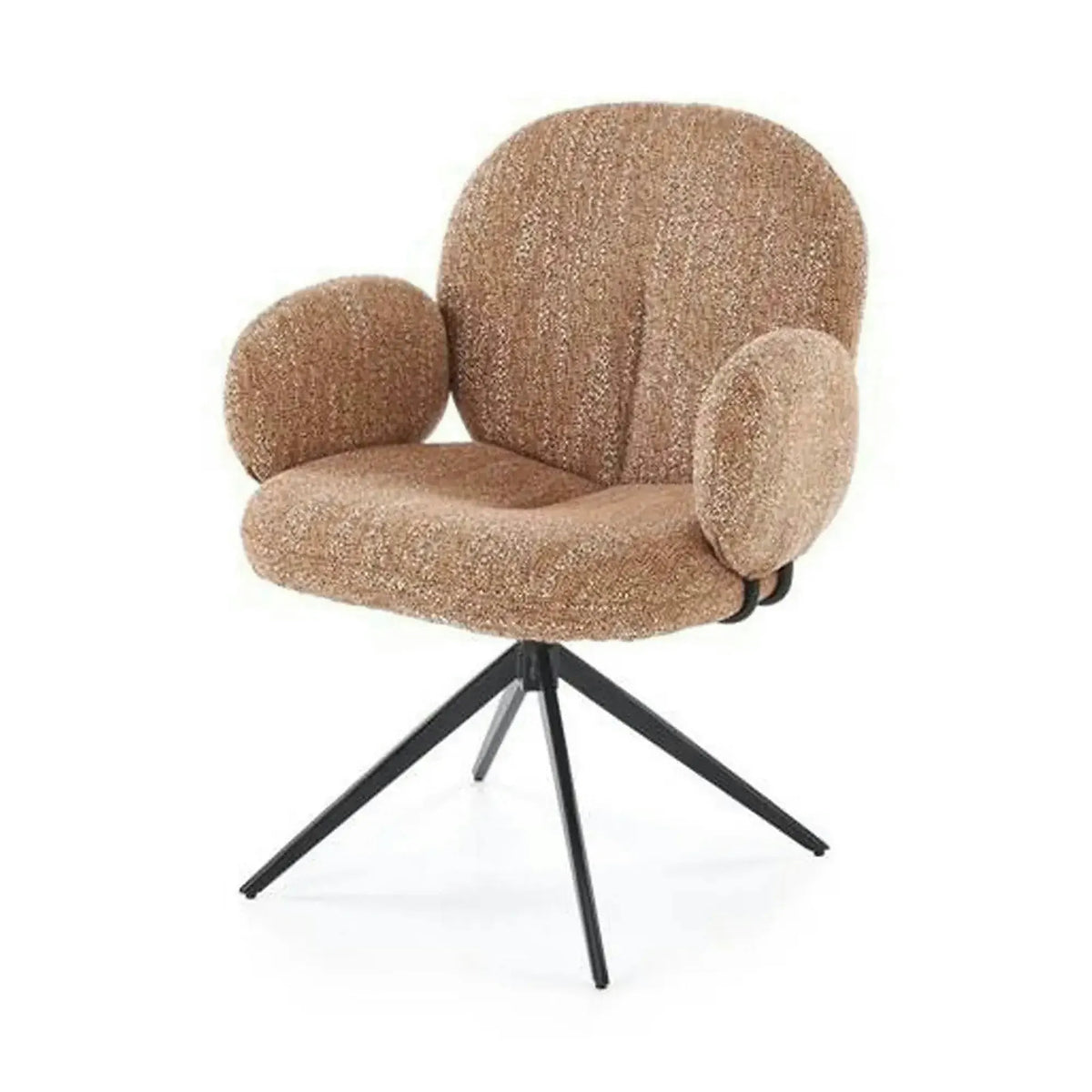 Scaun K568, scortisoara/negru, stofa clasica/otel, 65x64x82 cm