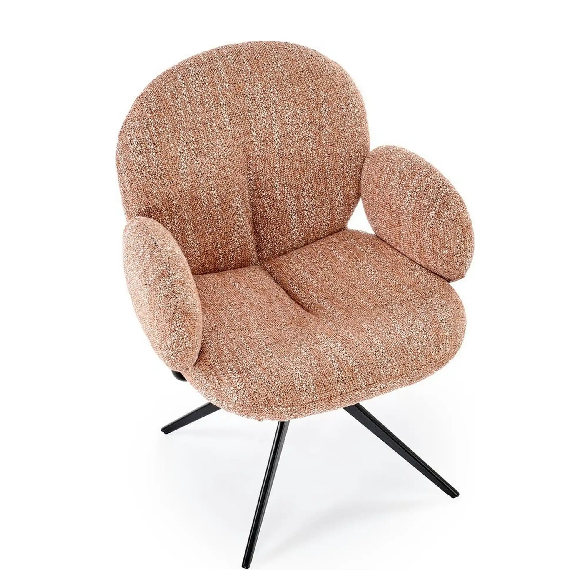 Scaun K568, scortisoara/negru, stofa clasica/otel, 65x64x82 cm