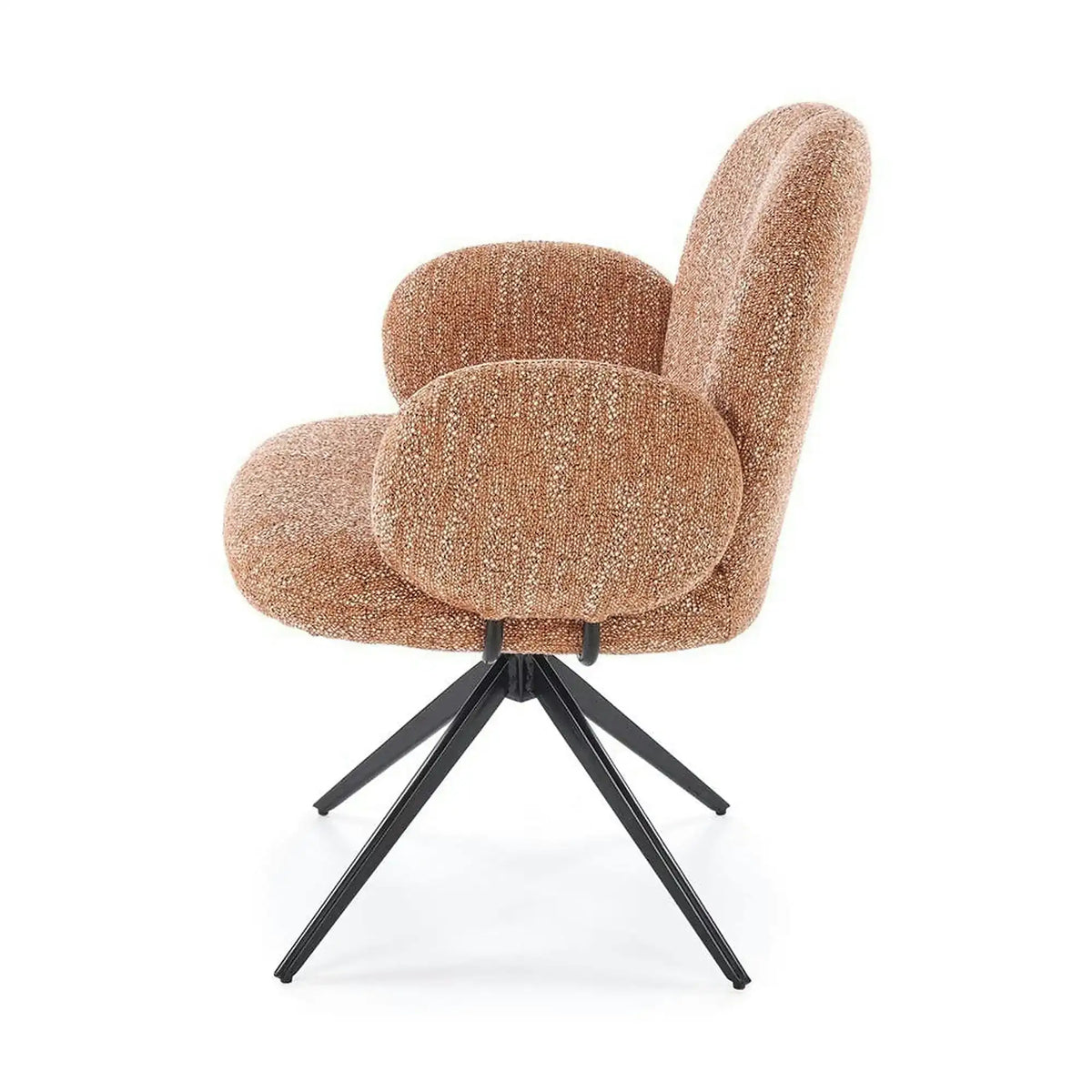 Scaun K568, scortisoara/negru, stofa clasica/otel, 65x64x82 cm