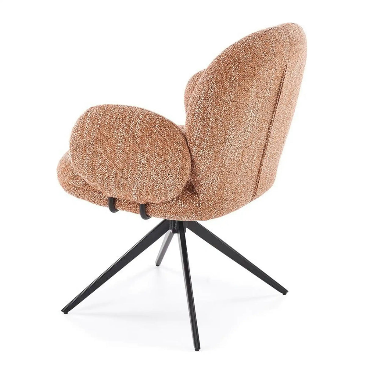 Scaun K568, scortisoara/negru, stofa clasica/otel, 65x64x82 cm