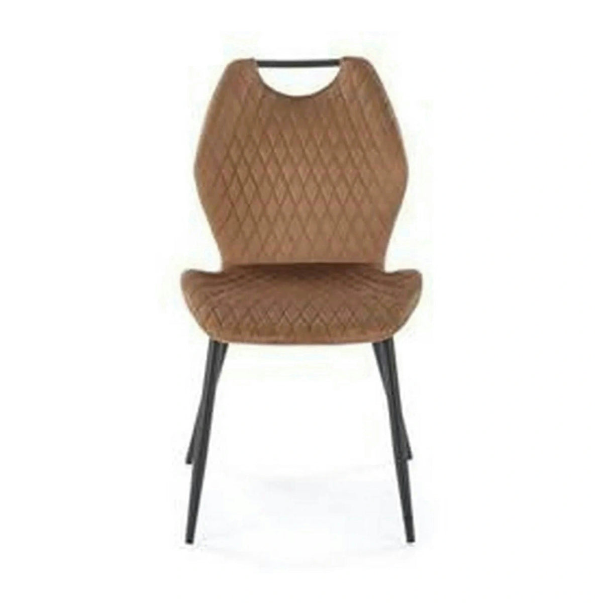 Scaun K569, bej - HLR 11, stofa catifelata/otel, 47x54x84 cm