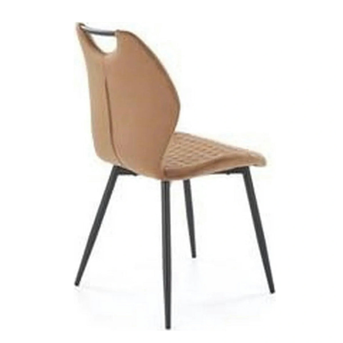 Scaun K569, bej - HLR 11, stofa catifelata/otel, 47x54x84 cm