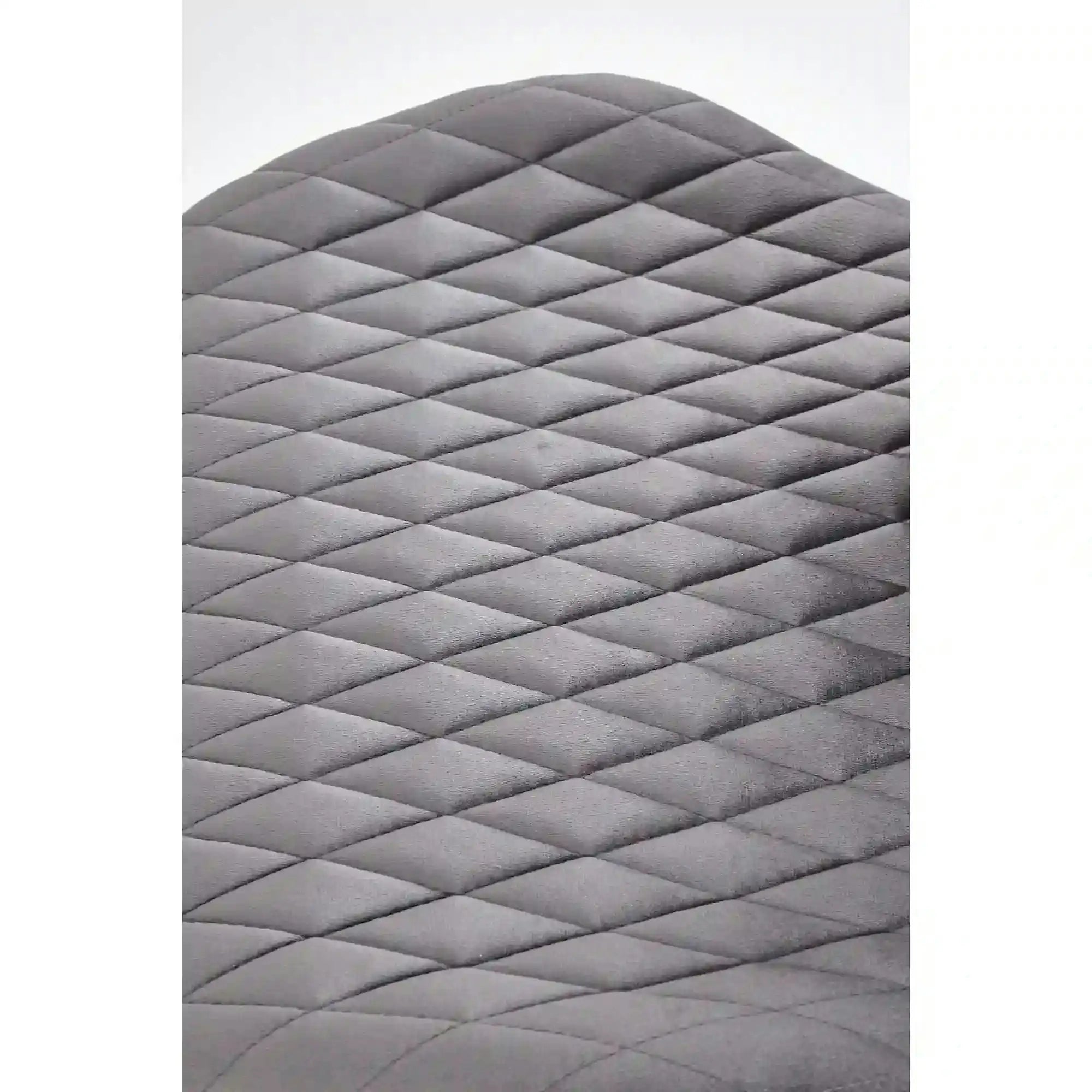 Scaun K569, gri - HLR 21, stofa catifelata/otel, 47x54x84 cm