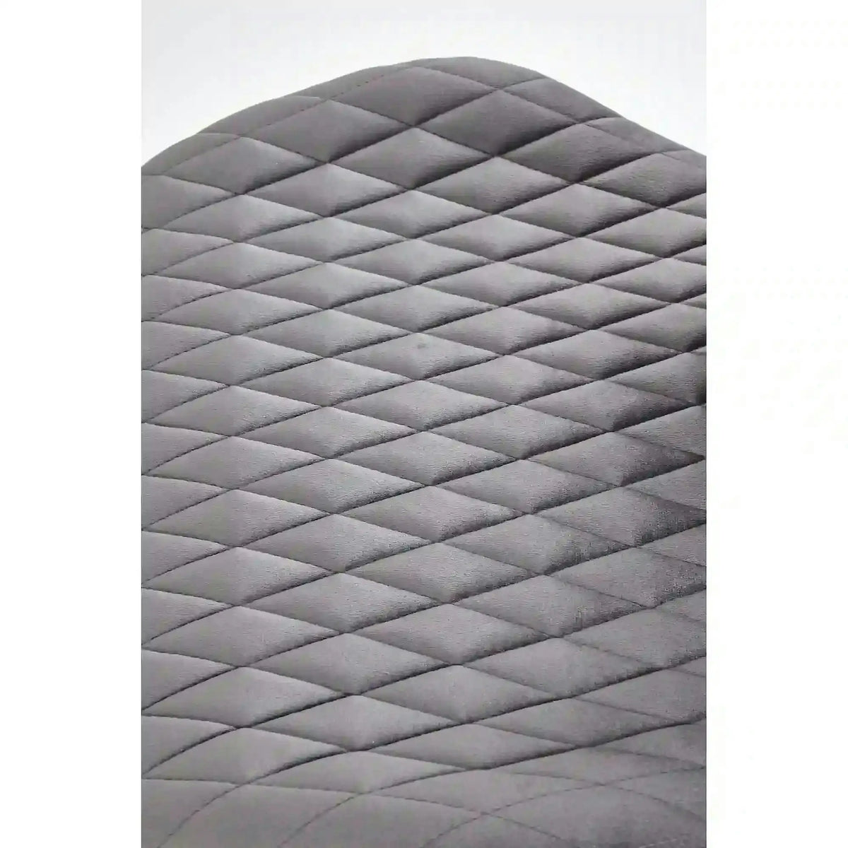 Scaun K569, gri - HLR 21, stofa catifelata/otel, 47x54x84 cm