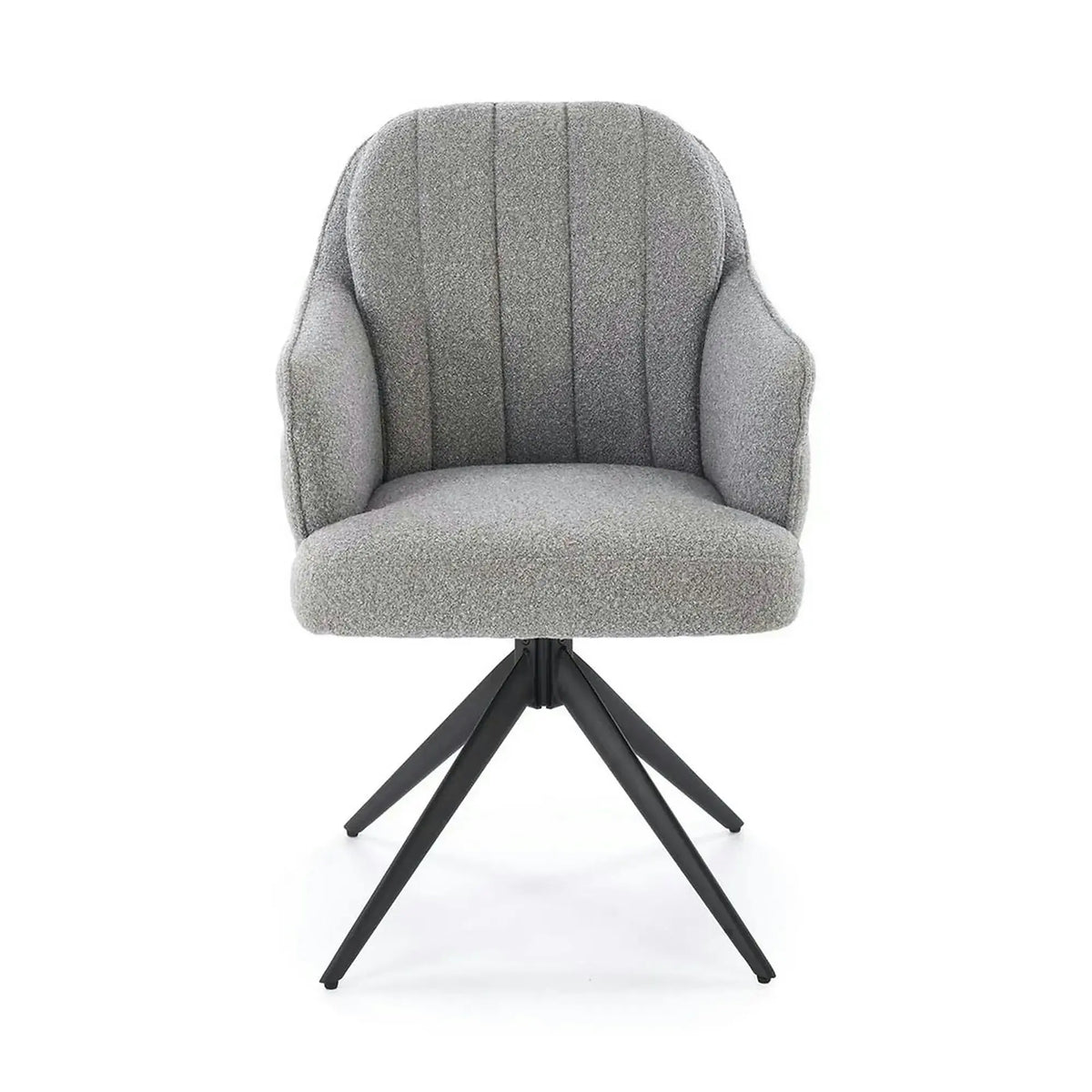Scaun K570, gri/negru, stofa/otel, 61x70x92 cm