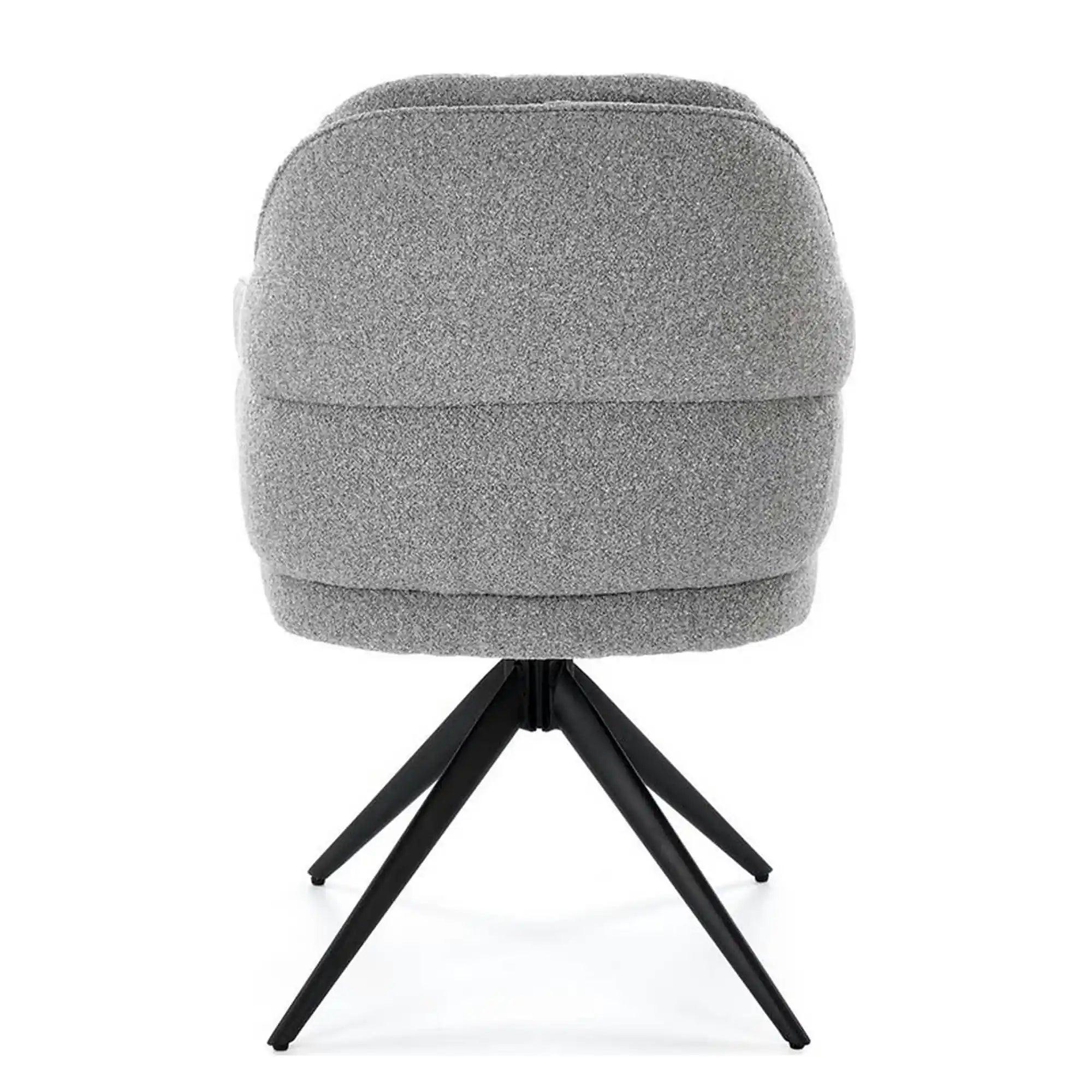 Scaun K570, gri/negru, stofa/otel, 61x70x92 cm