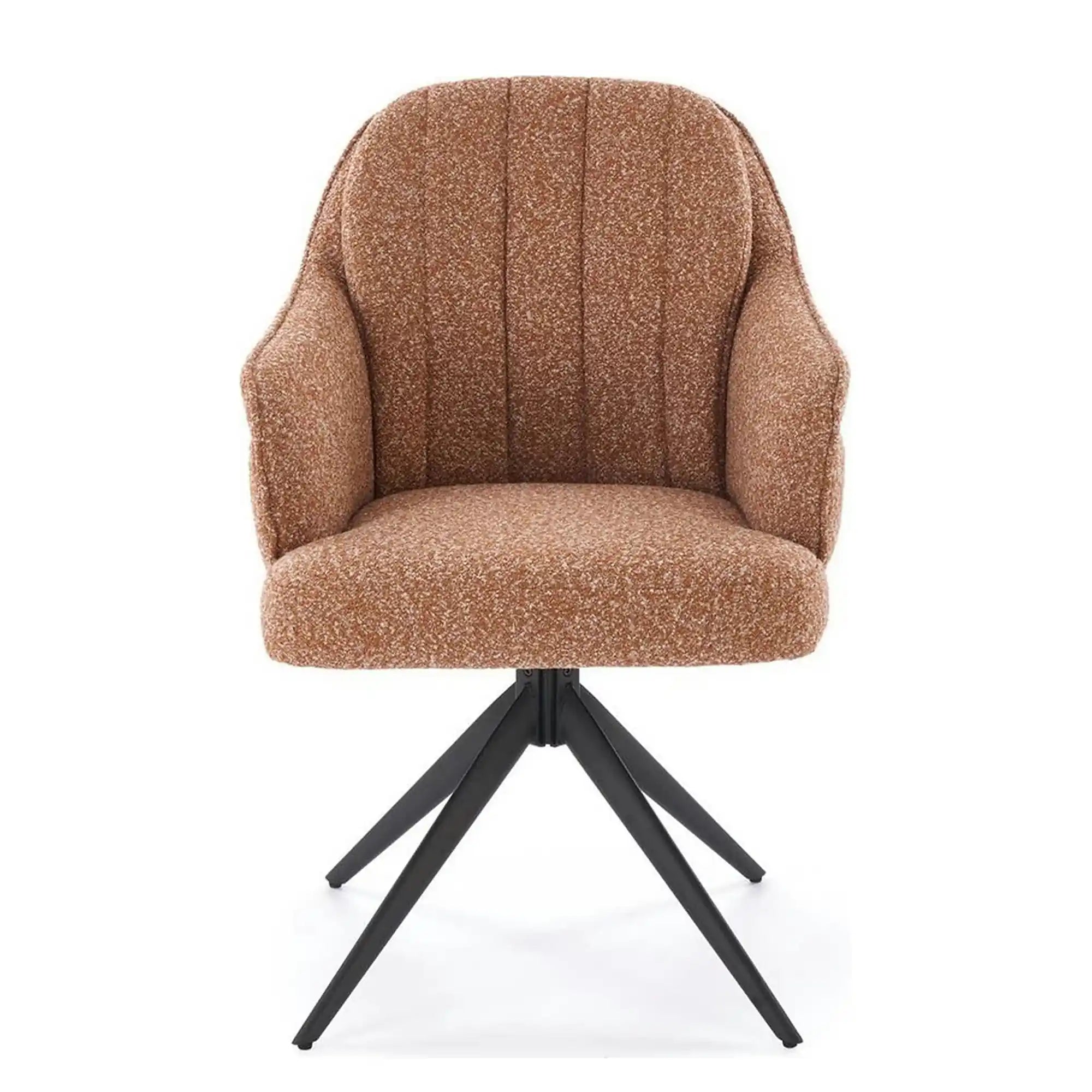 Scaun K570, scortisoara/negru, stofa/otel, 61x70x92 cm