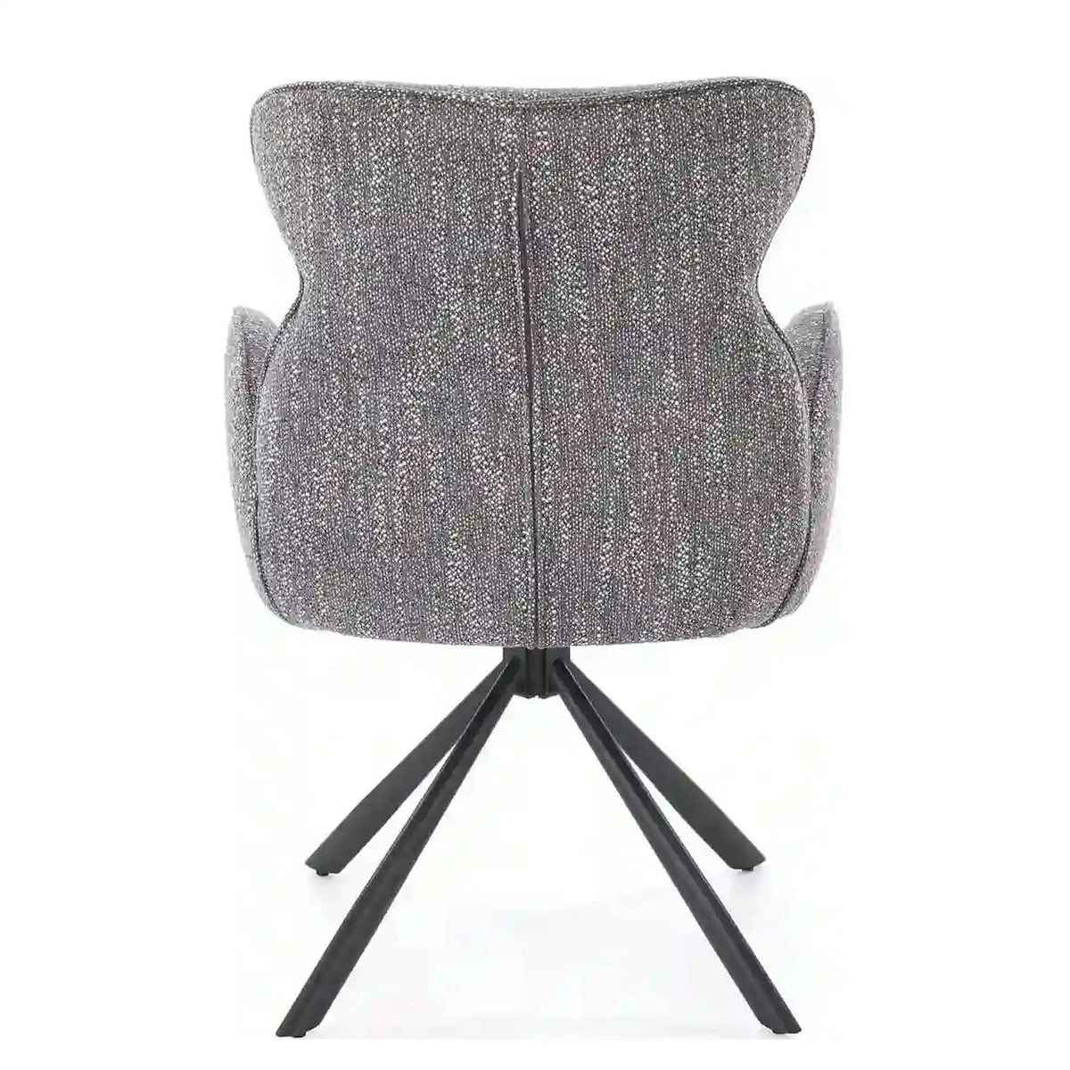 Scaun K571, gri/negru, stofa clasica/otel, 63x64x93 cm