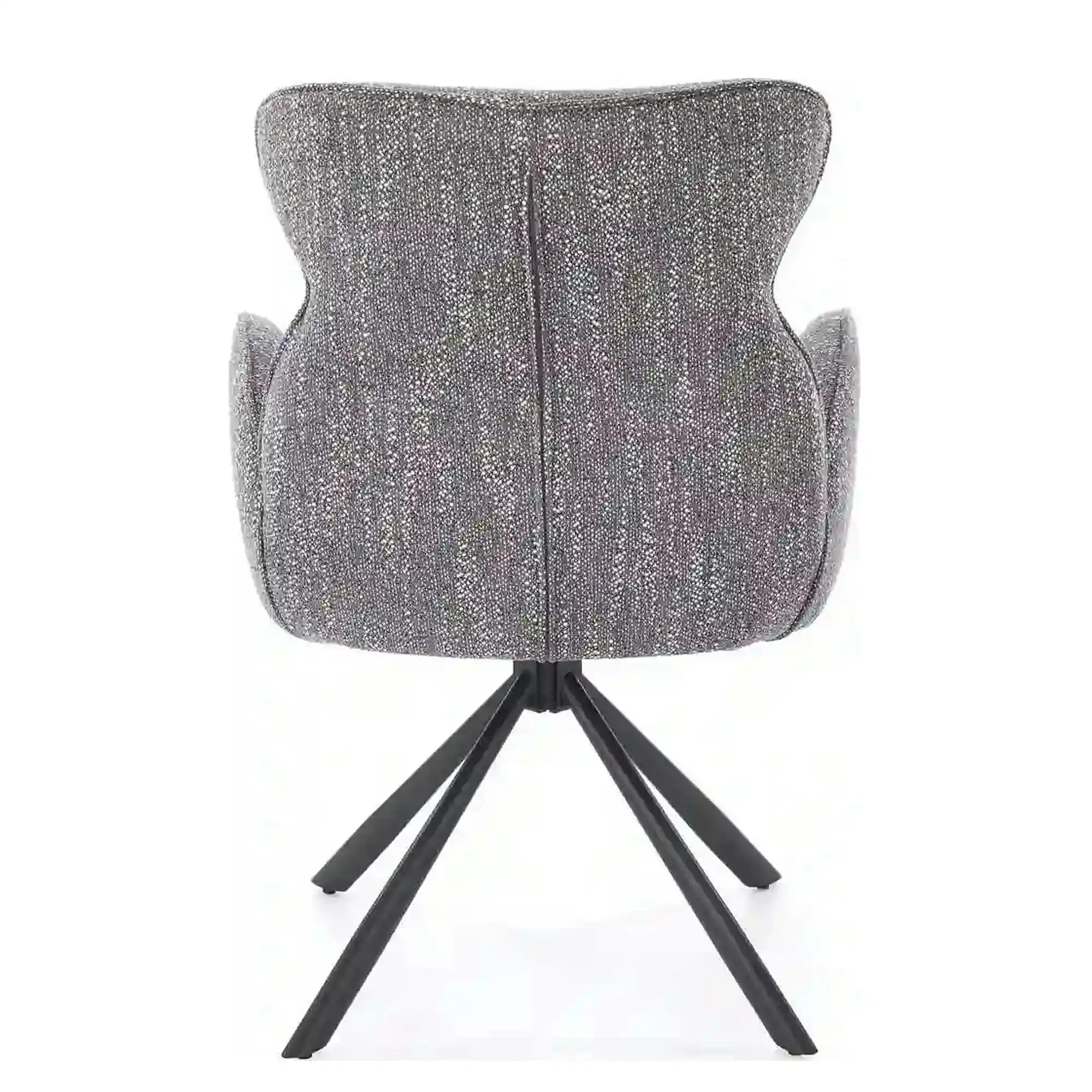 Scaun K571, gri/negru, stofa clasica/otel, 63x64x93 cm