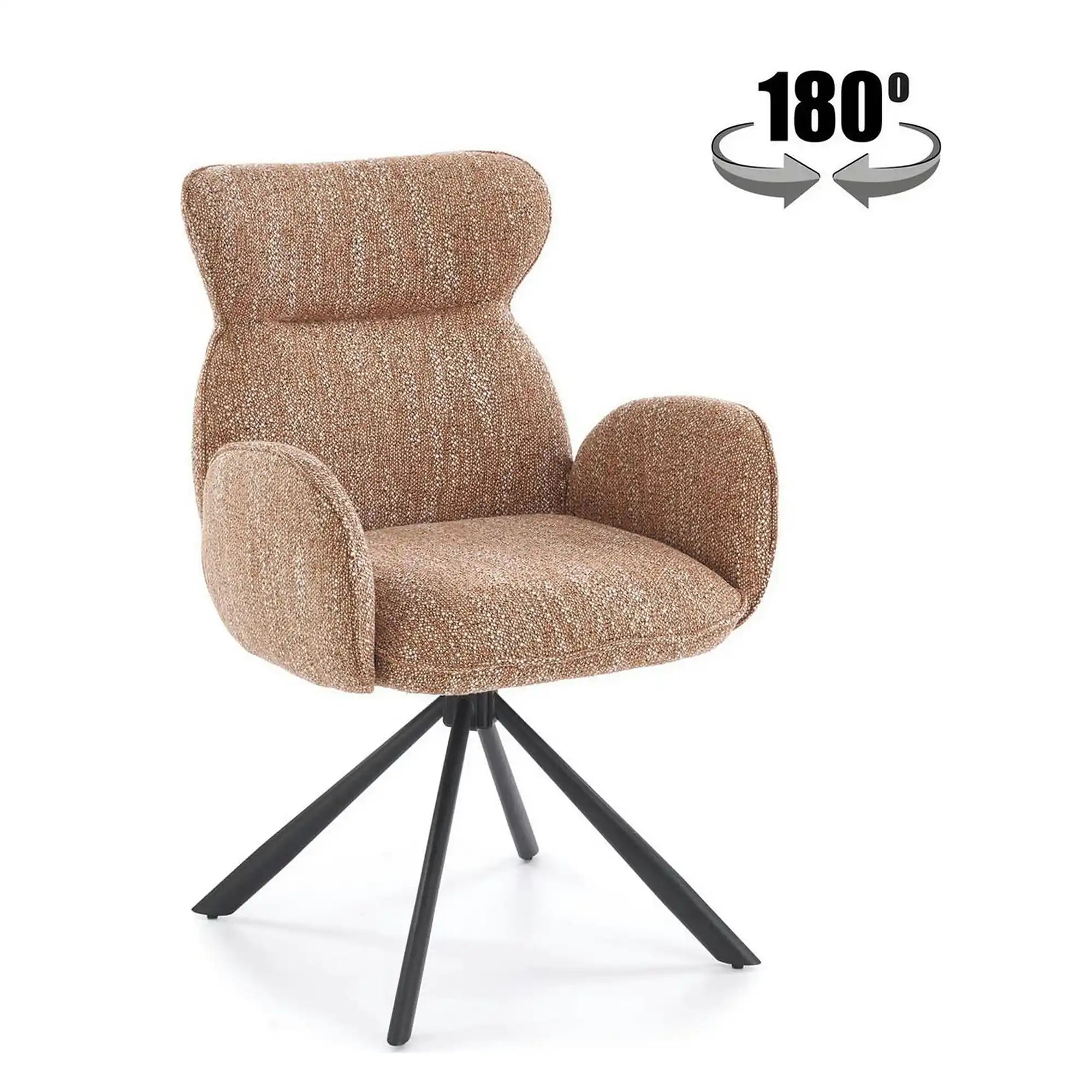 Scaun K571, scortisoara/negru, stofa clasica/otel, 63x64x93 cm