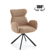Scaun K571, scortisoara/negru, stofa clasica/otel, 63x64x93 cm