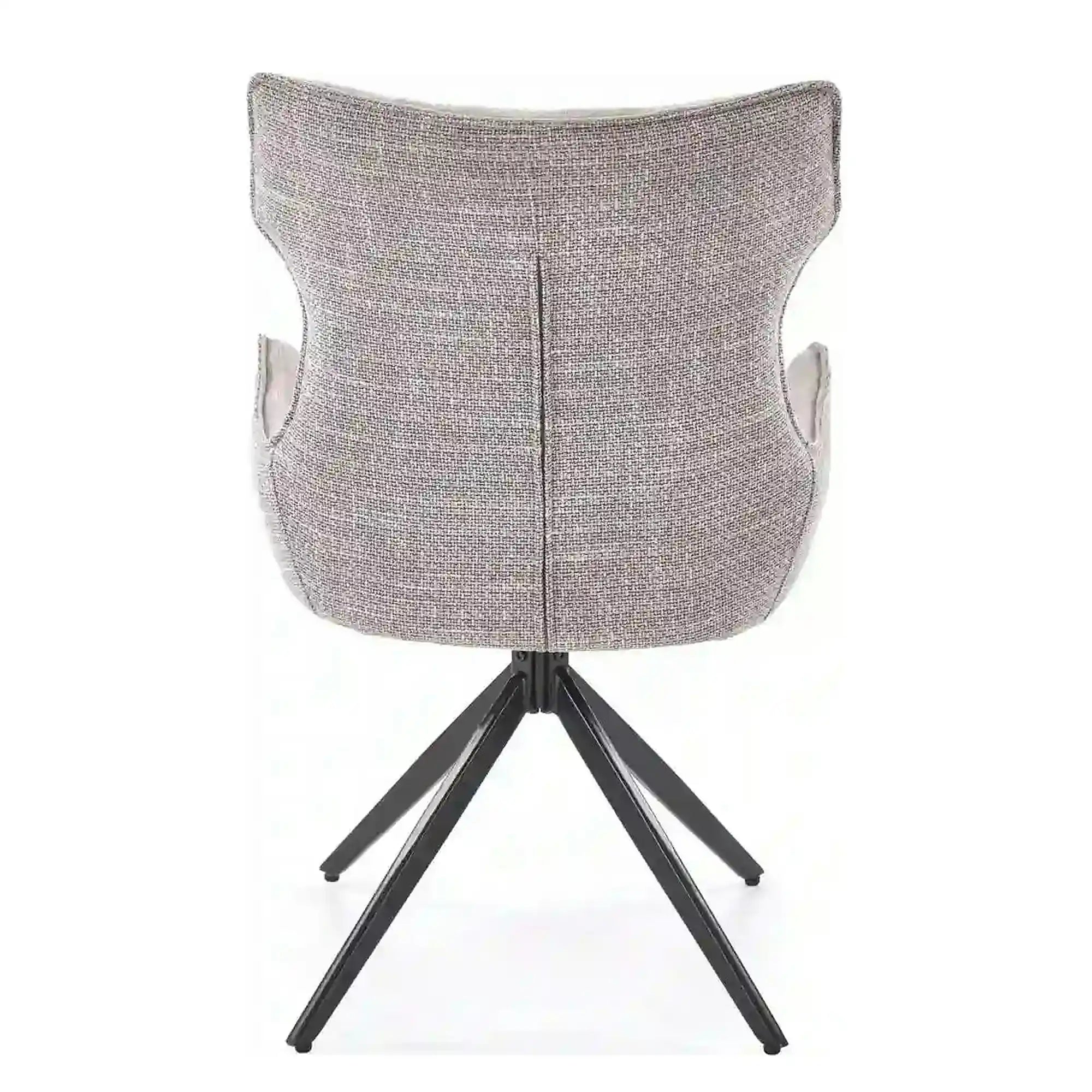 Scaun K573, gri/negru, stofa clasica/otel, 55x64x88 cm