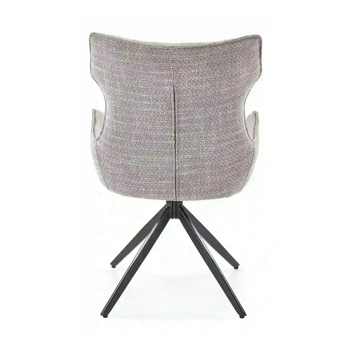 Scaun K573, gri/negru, stofa clasica/otel, 55x64x88 cm