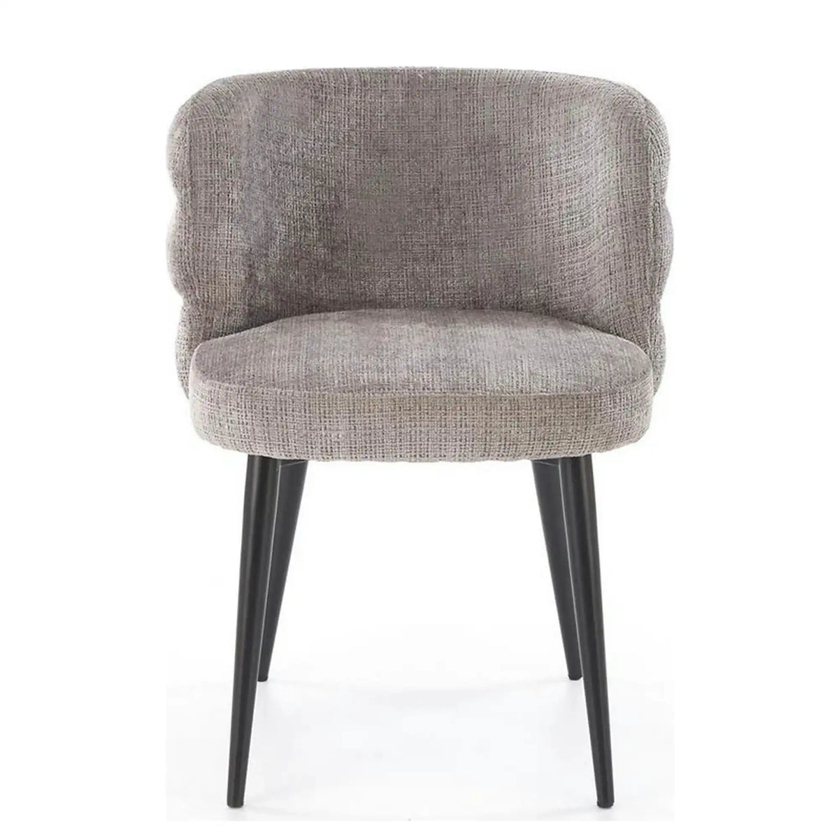 Scaun K575, gri - Cremona 96, stofa catifelata/otel, 62x64x79 cm